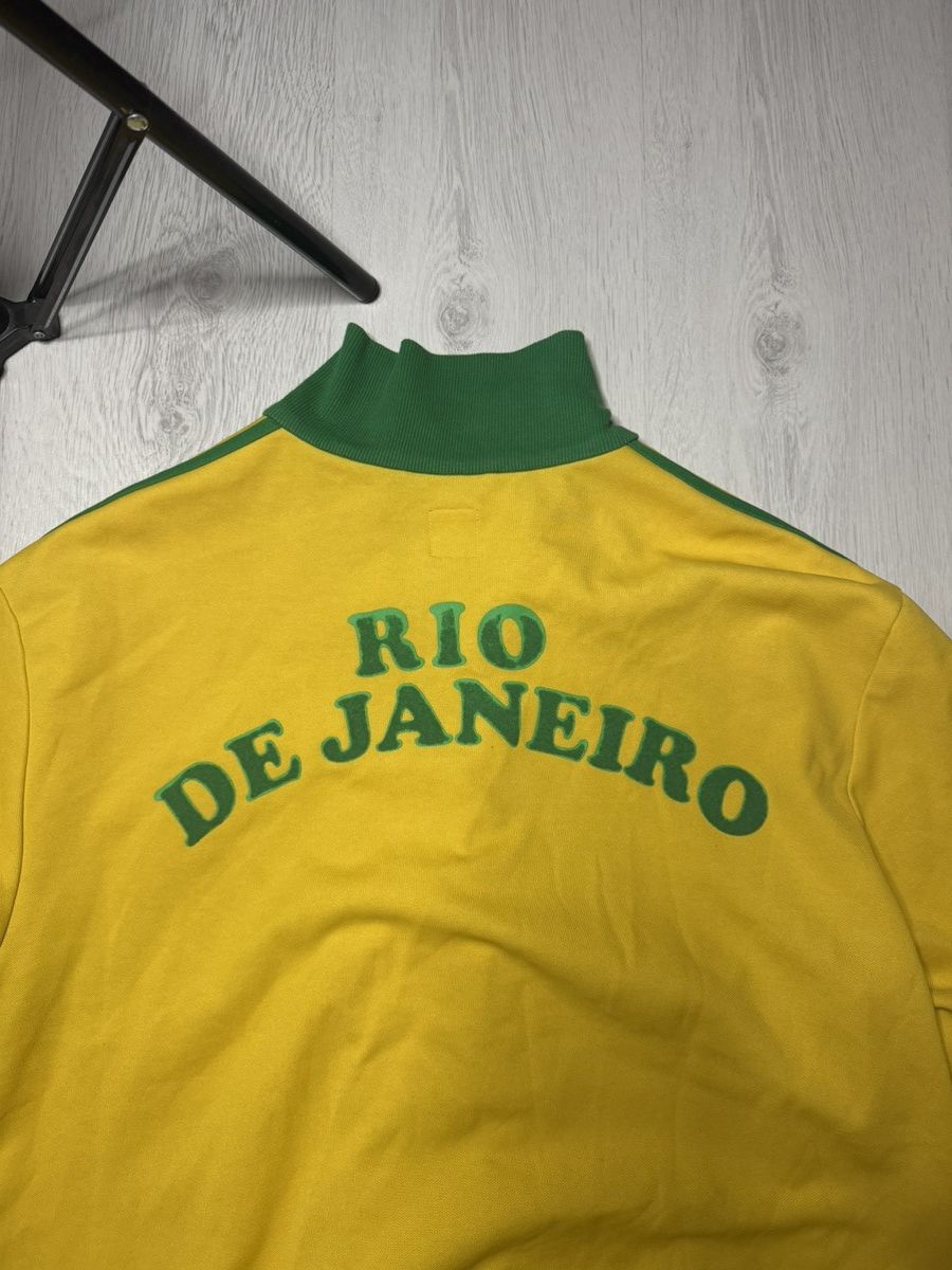 Adidas 00s Vintage Adidas Rio De Janeiro Brazil Tracksuit Jacket Size US XL / EU 56 / 4 - 7 Thumbnail