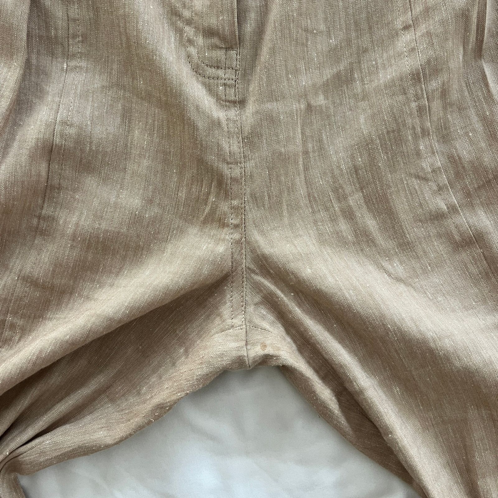 Reiss REISS Womens Cargo Style Linen Blend Trousers Size 10 Size 32" / US 10 / IT 46 - 6 Thumbnail