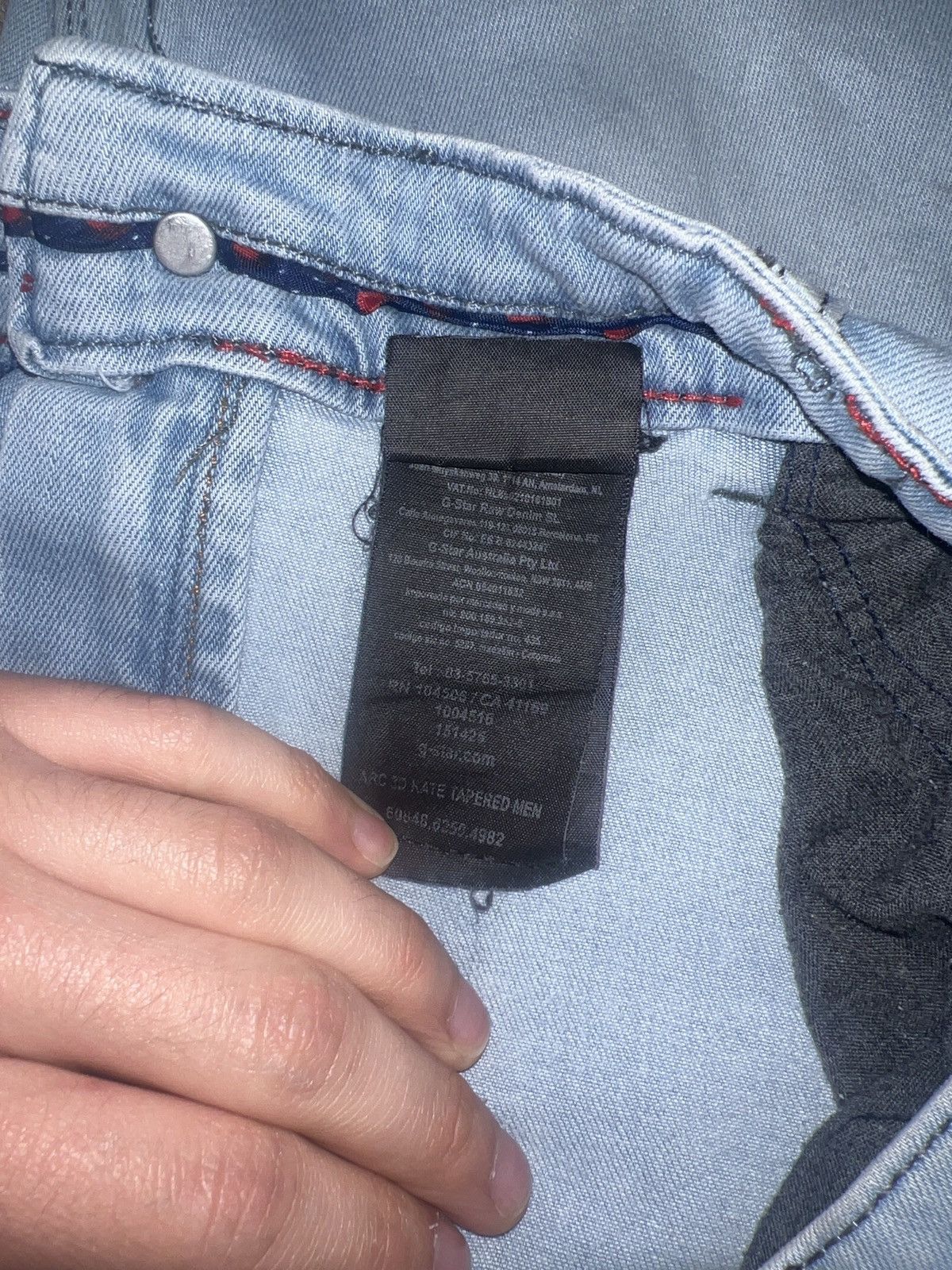 Emporio Armani × Vintage Emporio Armani light wash skinny jeans Size US 30 / EU 46 - 5 Thumbnail
