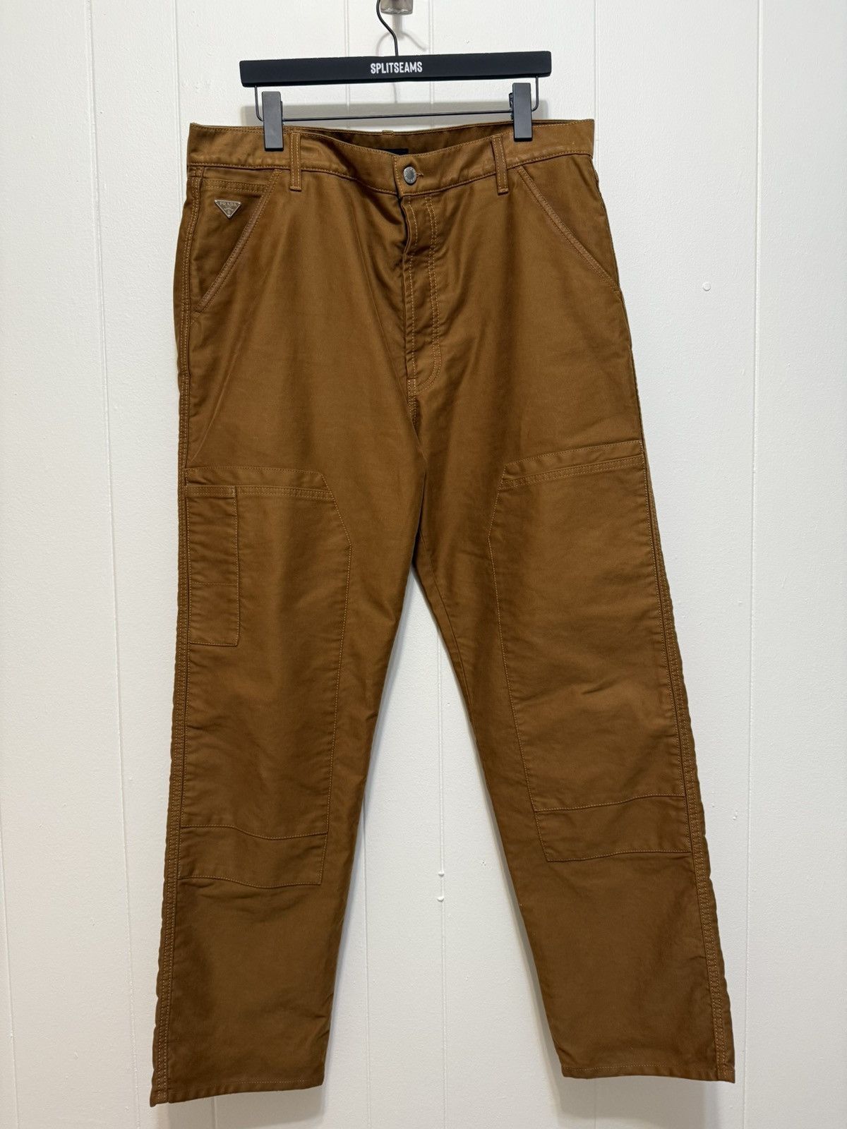 Prada Prada Moleskin Double Knee Work Pants Size US 36 / EU 52 - 1 Thumbnail