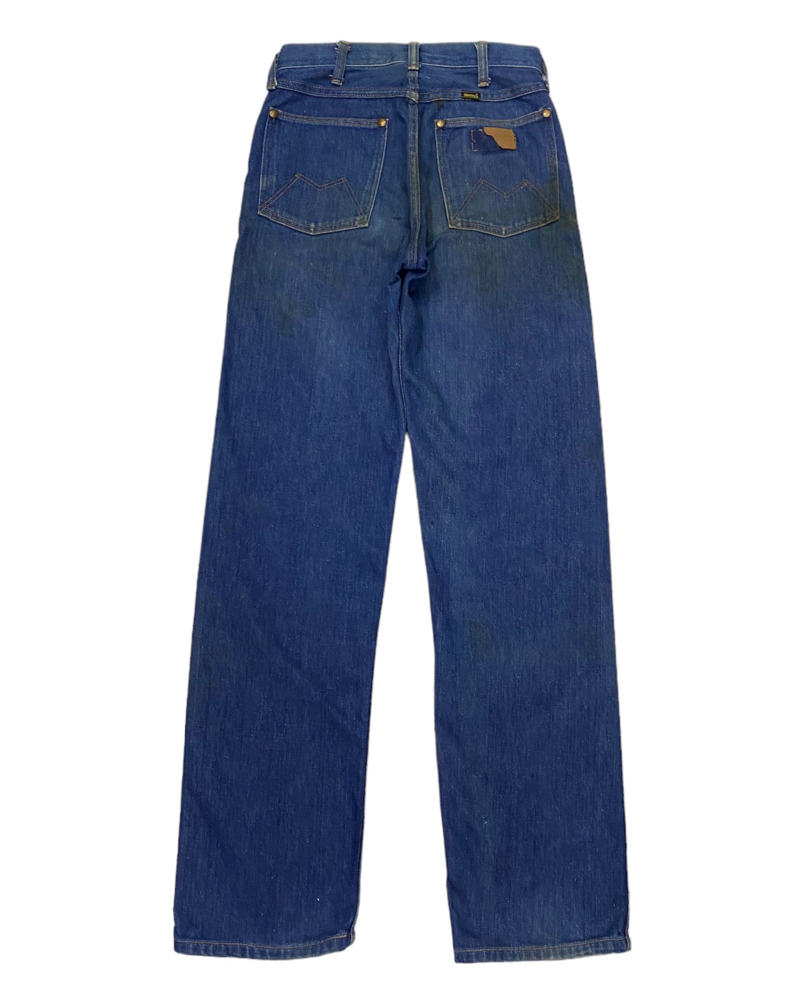 Vintage Vintage Maverick Scovill Zipper USA Distress Denim Jeans Size US 28 / EU 44 - 2 Thumbnail