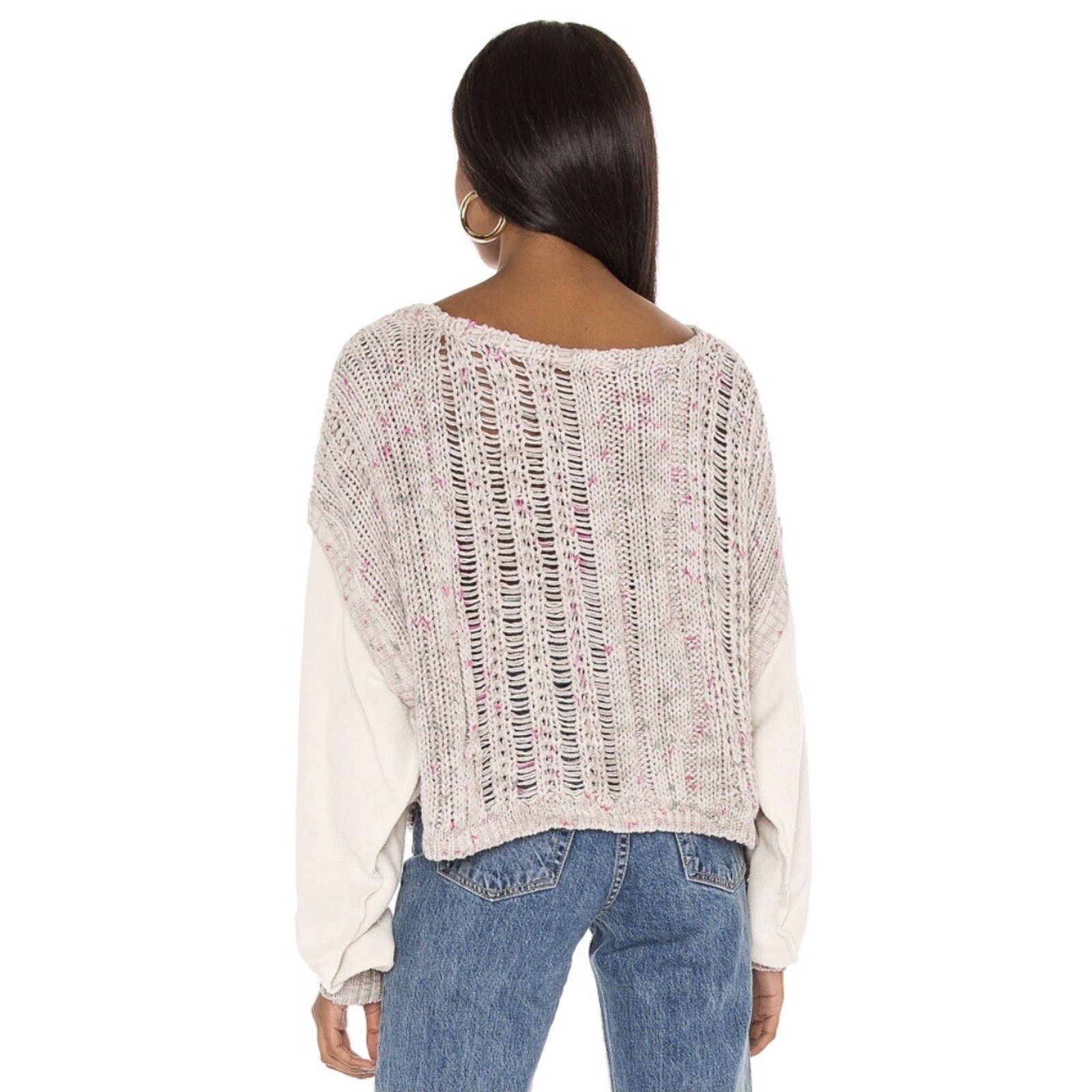 Free People FREE PEOPLE Womens Shell White Size S Sweater Size S A003013 Size S / US 4 / IT 40 - 7 Thumbnail
