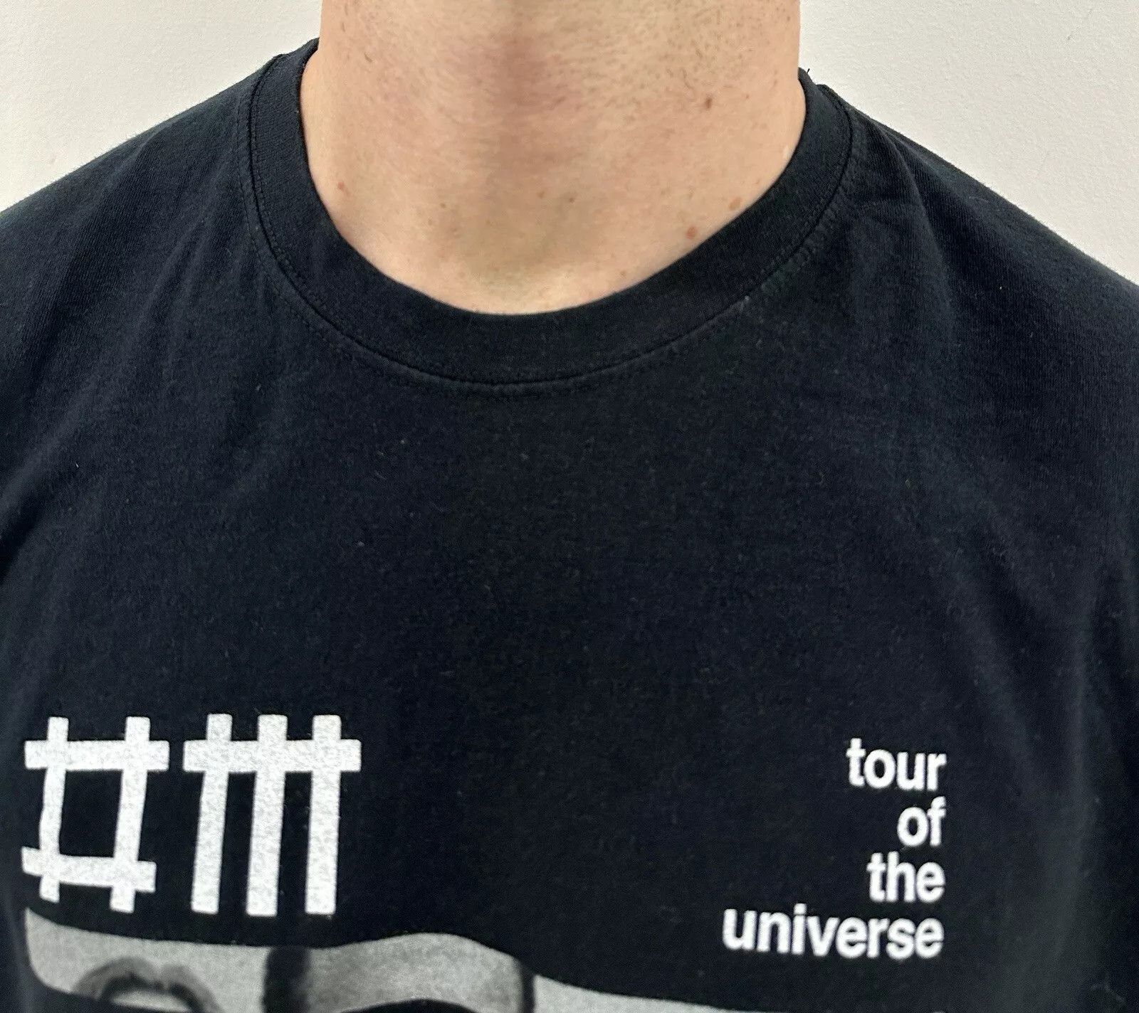 Vintage Depeche Mode World Tour Of The Universe 2009 Concert T-Shirt Size US XL / EU 56 / 4 - 3 Thumbnail