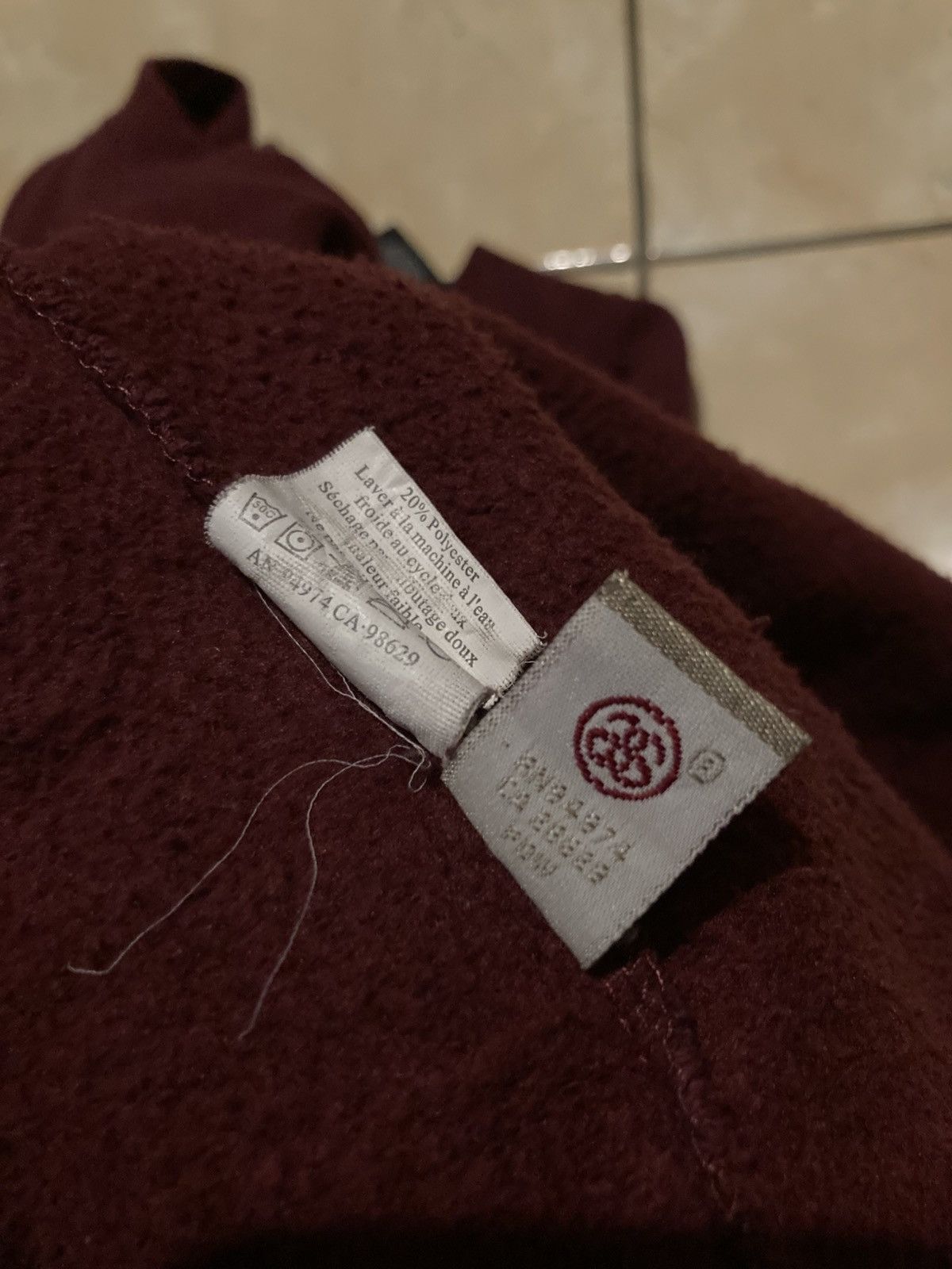 Stussy Stussy sweetshirts maroon 00s Size US L / EU 52-54 / 3 - 4 Thumbnail