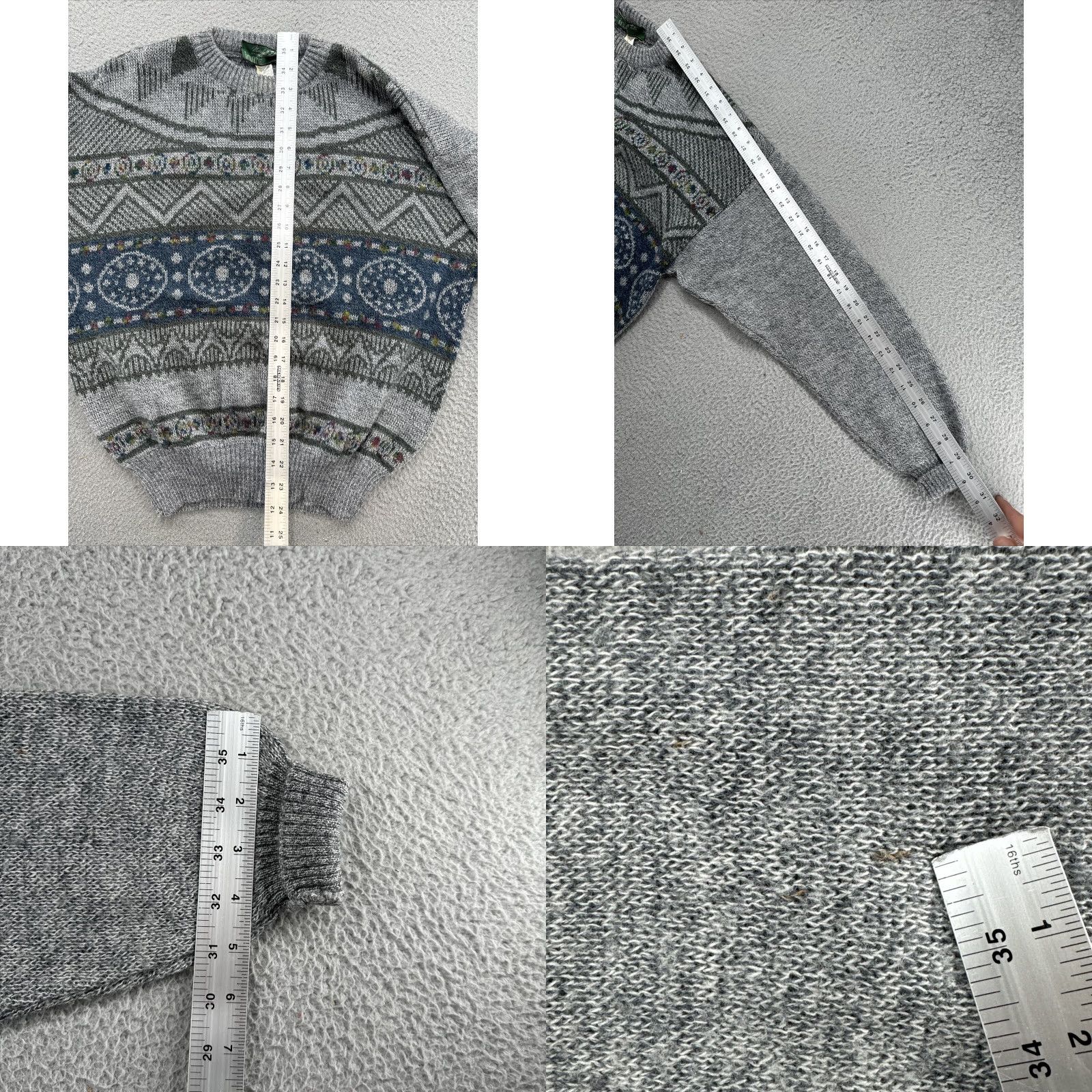 Vintage VINTAGE Marshall Field's Insite Long Sleeve Wool Blend Geometric Sweater Mens Size S READ Size US S / EU 44-46 / 1 - 8 Thumbnail