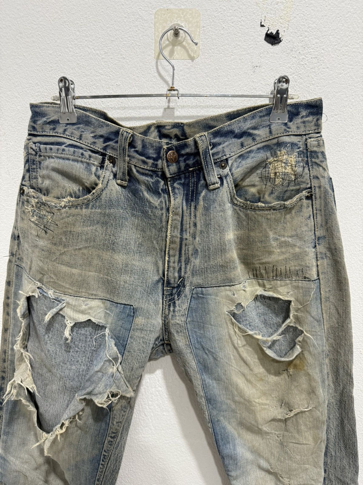 Blue Blue Japan Blue-Blue Japan Distress Selvedge Denim Size US 32 / EU 48 - 6 Thumbnail