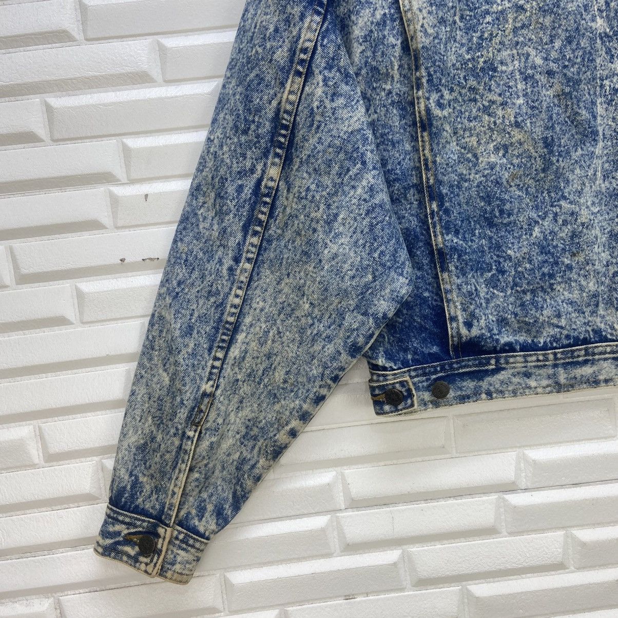 Japanese Brand Vtg Gleeman Japanese Brand Acid Wash Retro Trucker Jacket Size US M / EU 48-50 / 2 - 13 Thumbnail