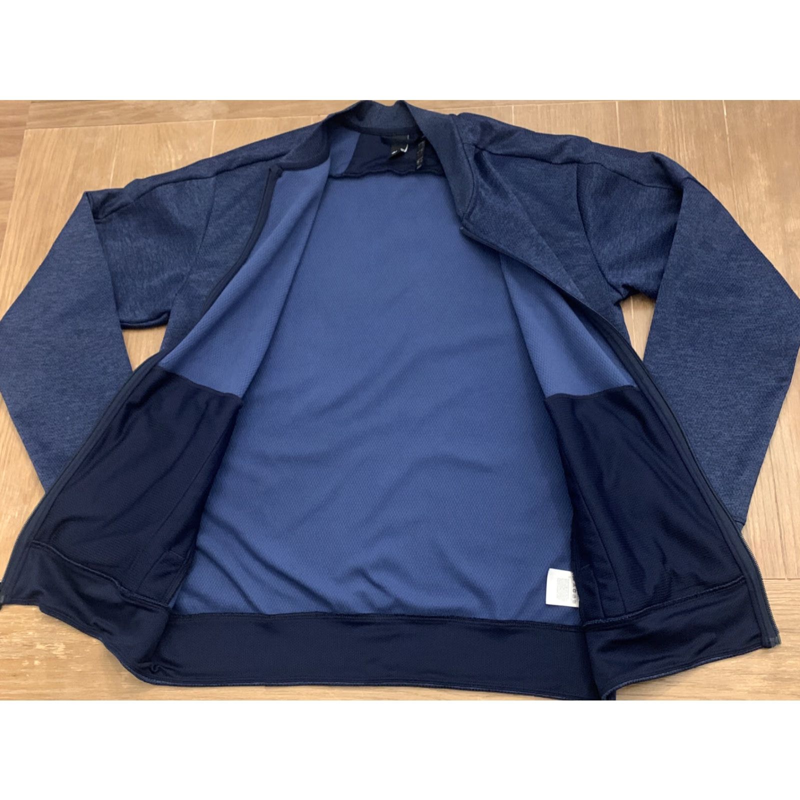 Adidas adidas Men's Athletics Team Issue Fleece Bomber Bomber Jacket Size L Blue Track Jacket Athletic Outer Shell Polyester Regular Fit Men Activewear Size US L / EU 52-54 / 3 - 5 Thumbnail
