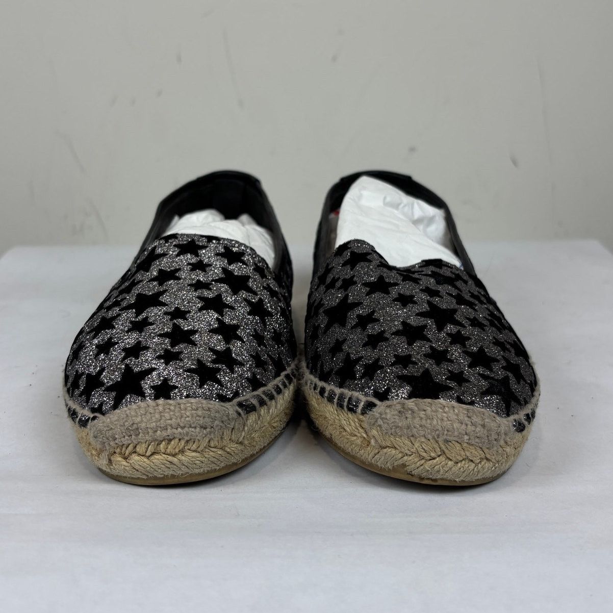 Saint Laurent Paris Saint Laurent Glitter Star Espadrilles Women's 41 US 11 Size US 11 / IT 41 - 2 Thumbnail