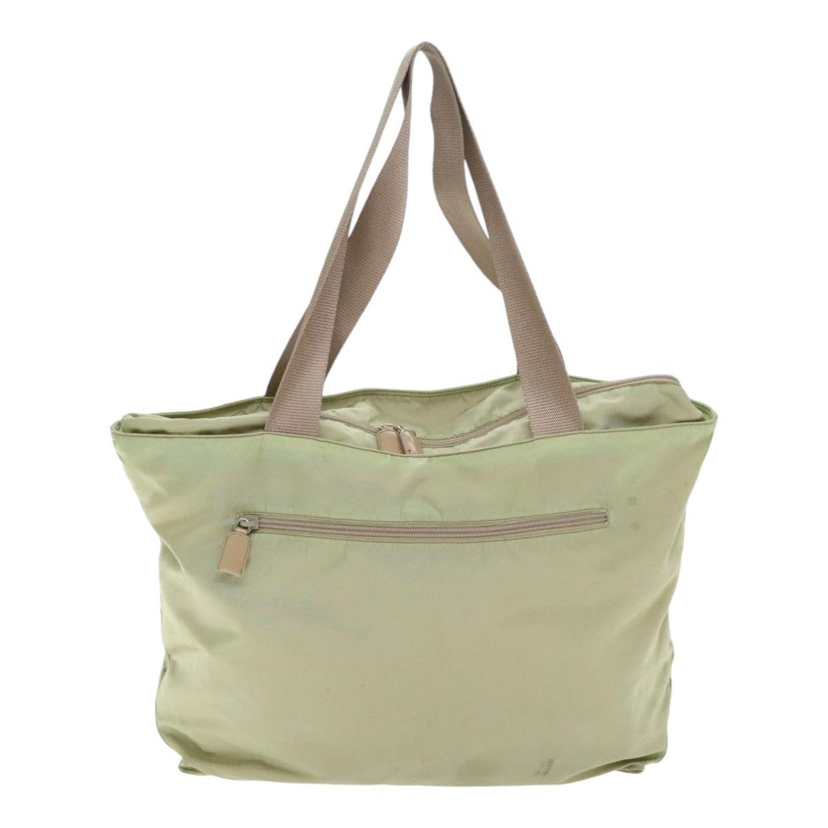 Prada PRADA Tote Bag Nylon Beige Silver Size ONE SIZE - 2 Thumbnail