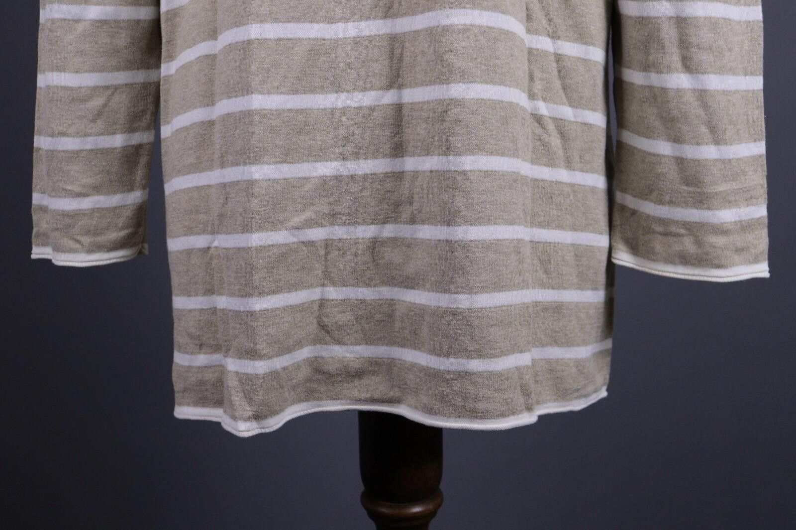 Designer Gudrun Sjoden Beige Geomertic Knit Sweater Size XL Size XL / US 12-14 / IT 48-50 - 9 Thumbnail