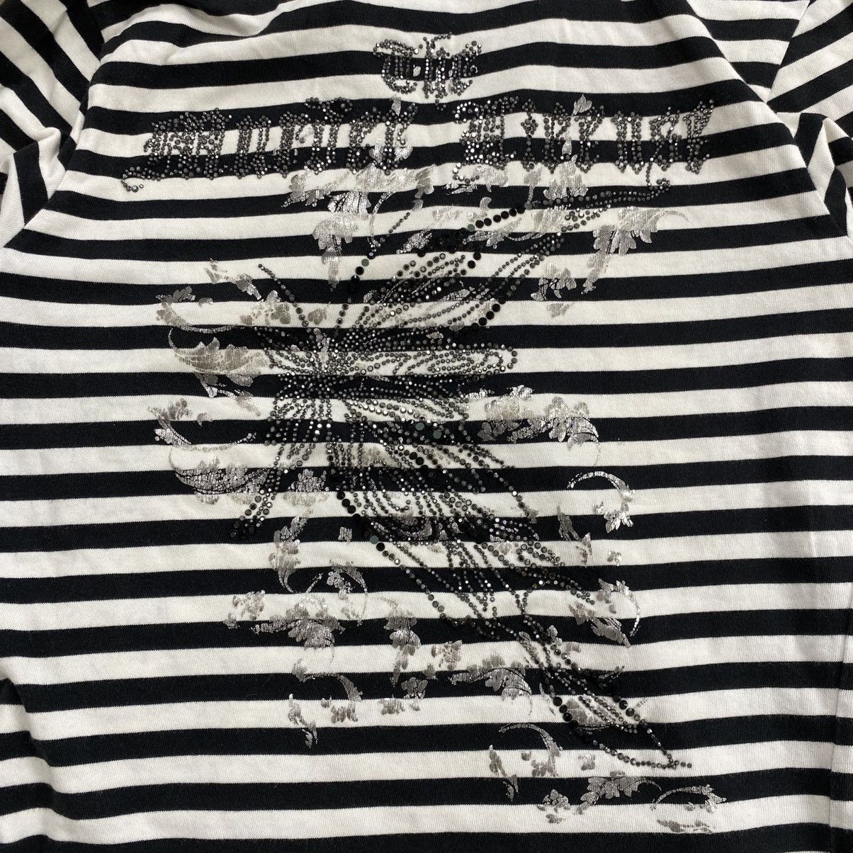 Japanese Brand 2000s The Muroer License Strip Cross Punk Goa LGB Longsleeve Size US S / EU 44-46 / 1 - 12 Thumbnail