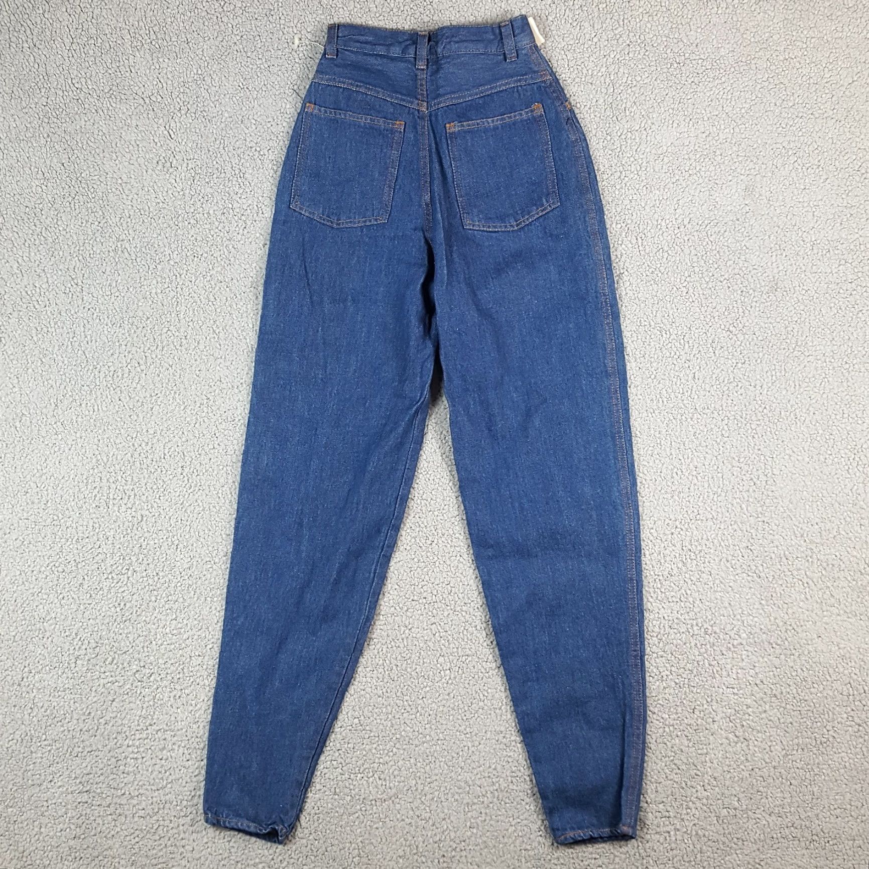 Vintage VINTAGE 80s Sanroy High Waist Relaxed Tapered Women's Jeans Size 3 Denim Blue Size 26" / US 2 / IT 38 - 4 Thumbnail