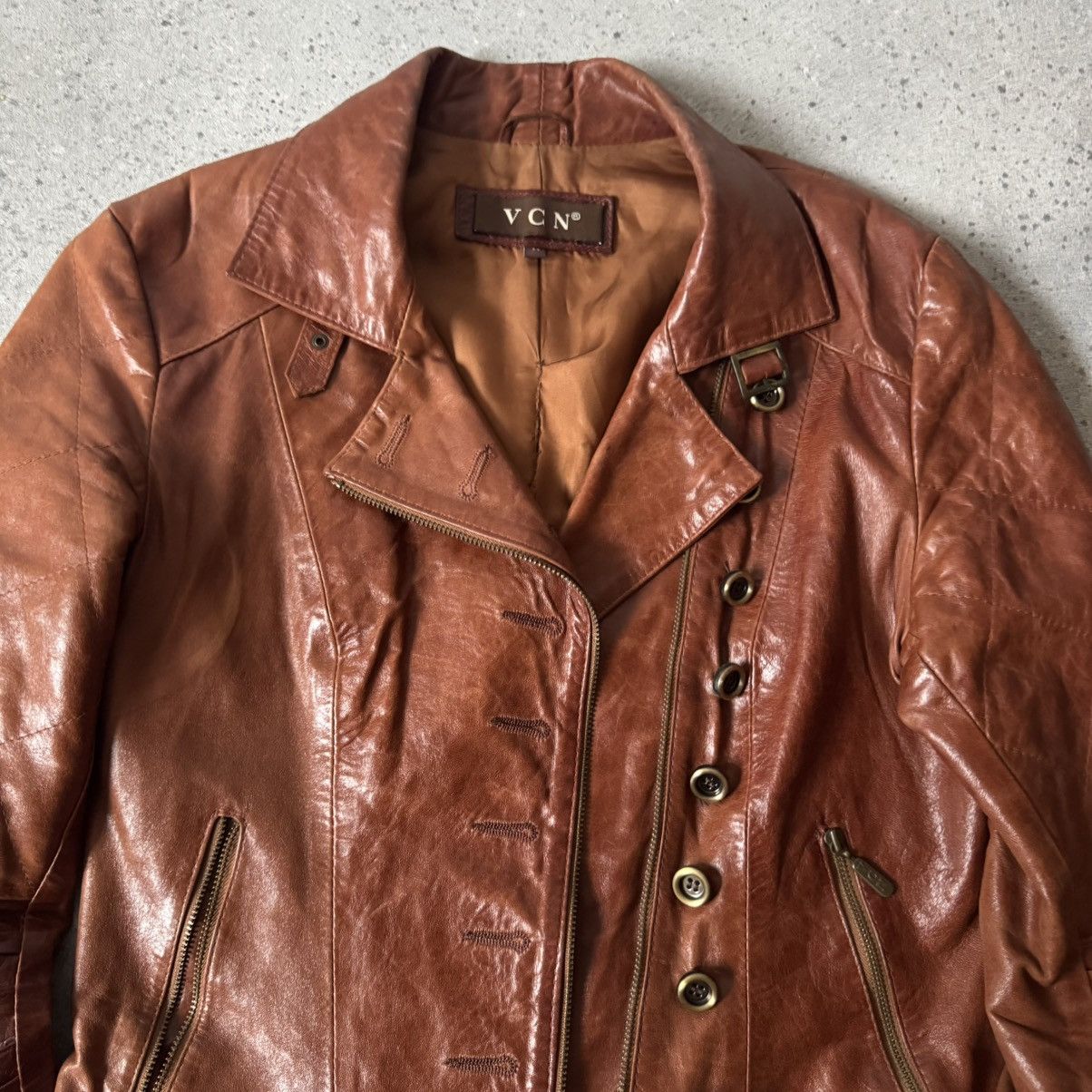 Hysteric Glamour Amazing Vintage Zip Details Leather Jacket Size M / US 6-8 / IT 42-44 - 4 Thumbnail