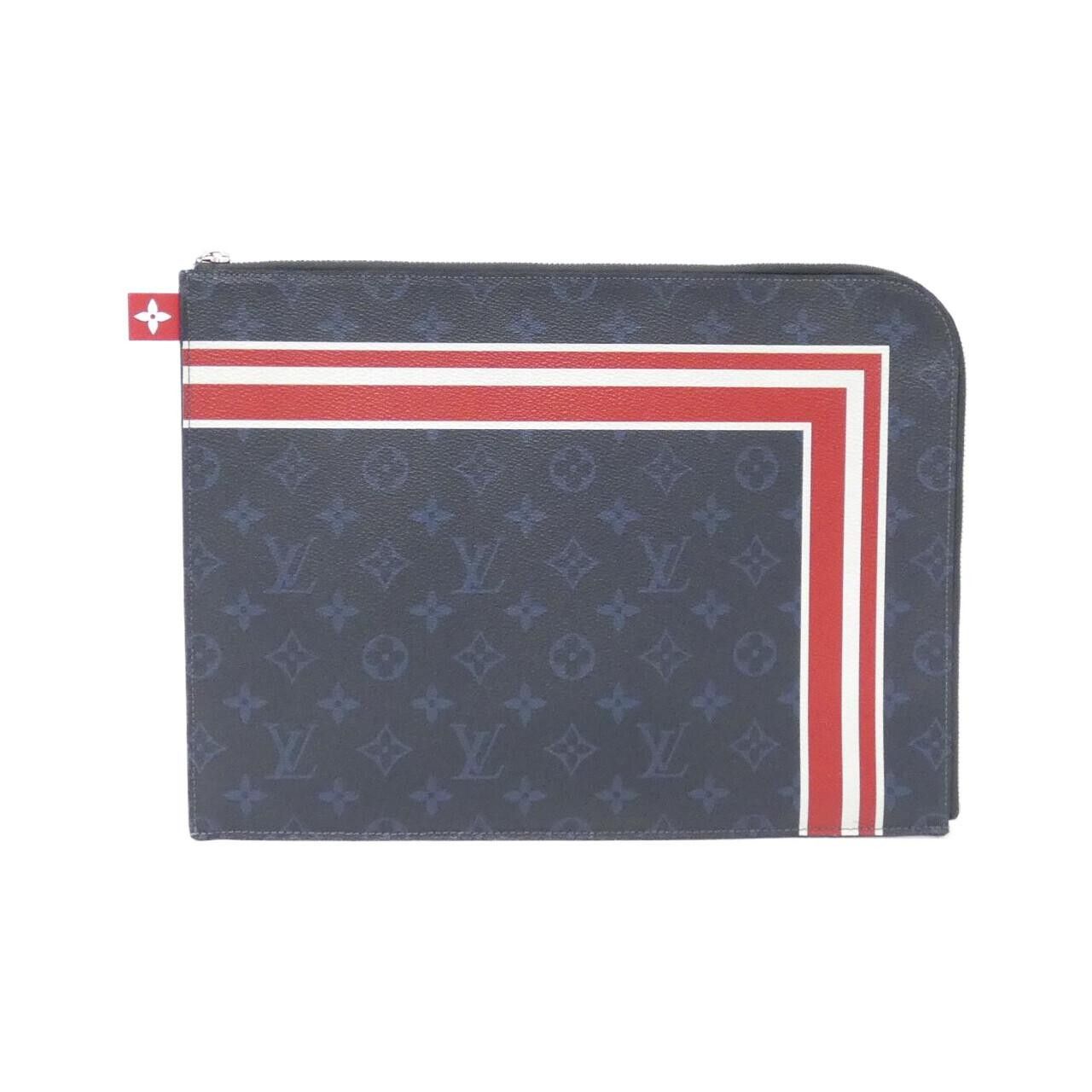 Louis Vuitton Louis Vuitton Louis Vuitton Pochette Jour Clutch Bag Textile Clutch Bag M61679 DUTY FREE for USA Size ONE SIZE - 1 Thumbnail