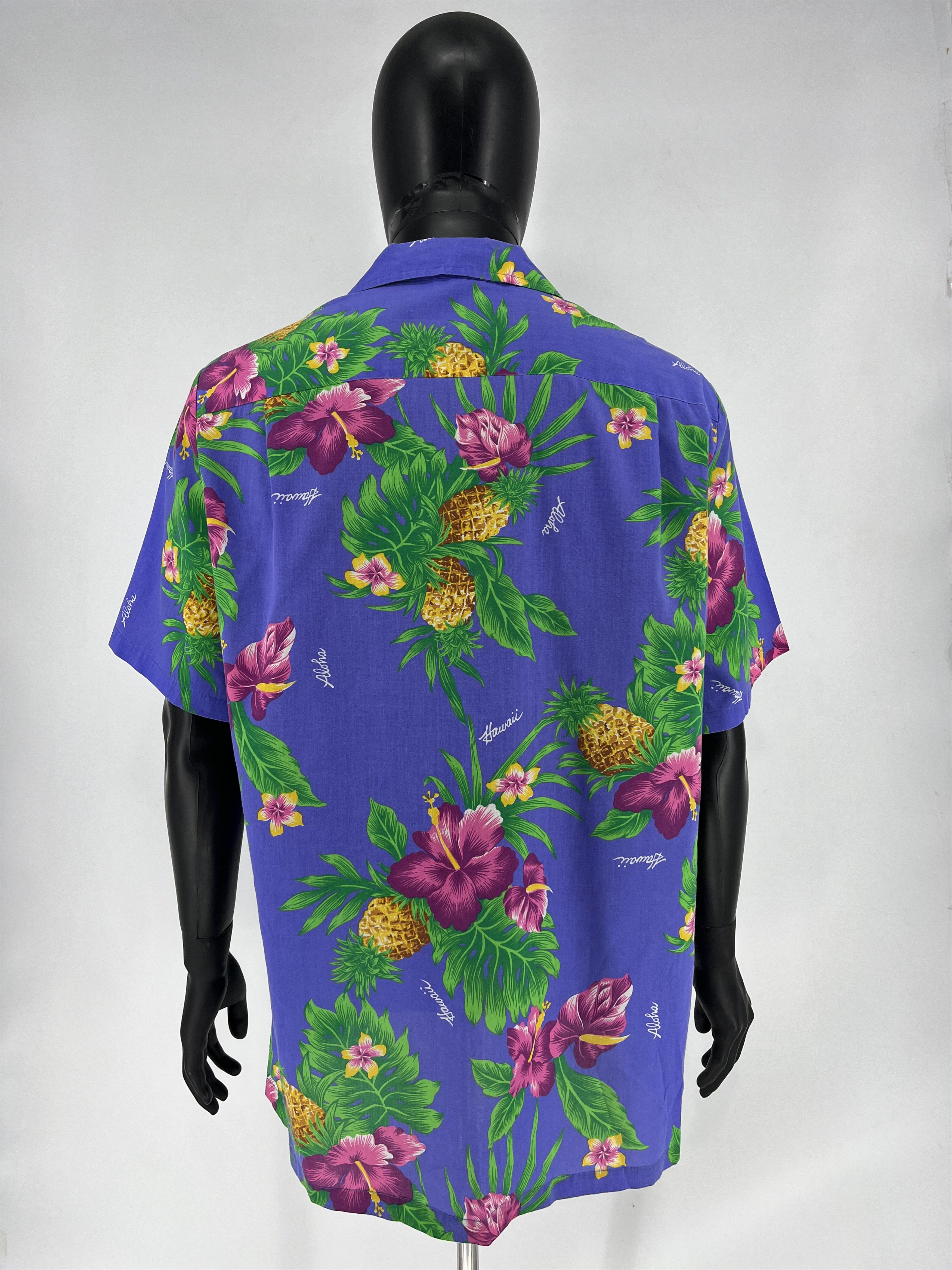 Vintage Vintage Y2K Art Streetwear Hawaiian Travis Scott style Size US XXL / EU 58 / 5 - 8 Thumbnail