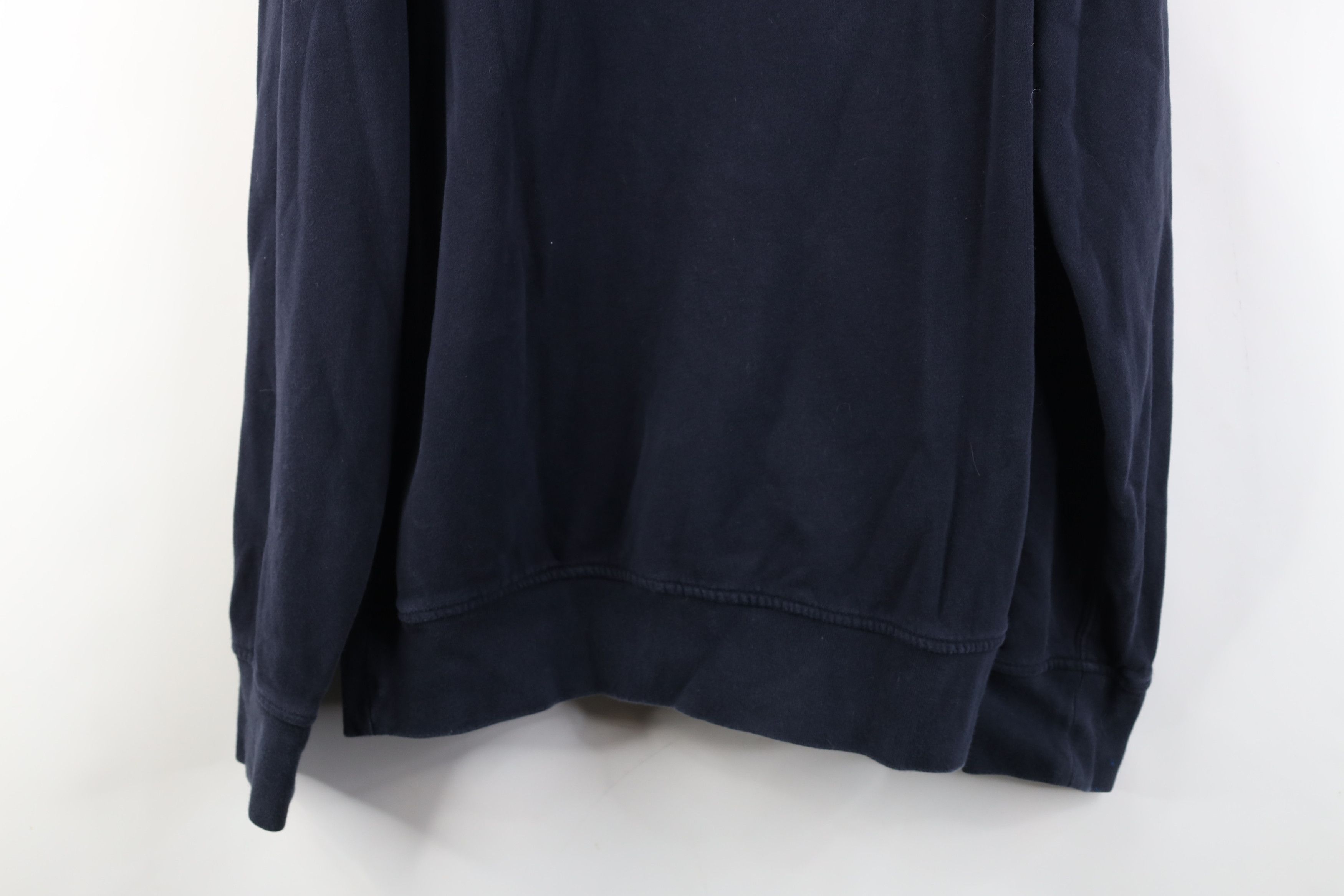 Gap Vintage Y2K Gap Sweats Blank Hoodie Sweatshirt Navy Blue Size US M / EU 48-50 / 2 - 12 Thumbnail