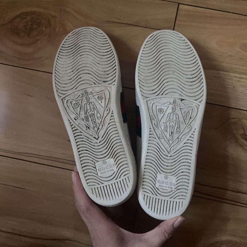 Gucci Gucci Ace Embroidered Sneakers for Women - Size US 6.5 / IT 36.5 - 4 Thumbnail