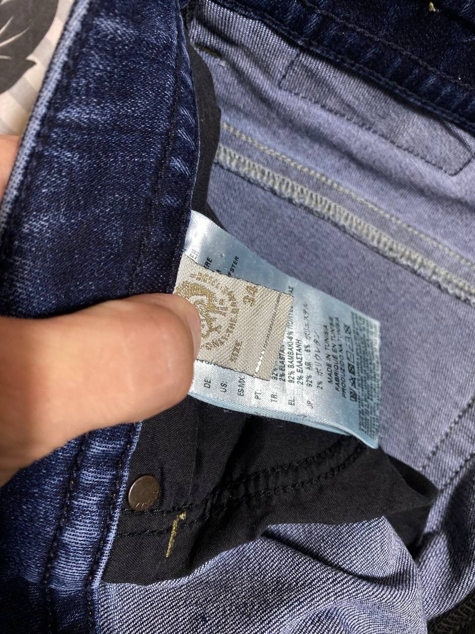 Diesel × Japanese Brand × Vintage Vintage Diesel Jeans Distressed Wash Japanese Avant-Garde Size US 34 / EU 50 - 2 Thumbnail