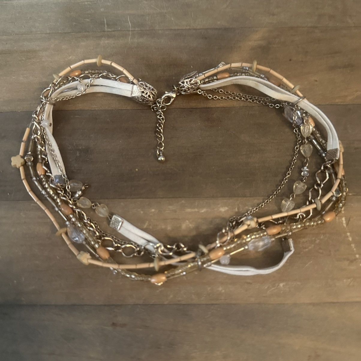 Other Multi strand bead and chain necklace Size ONE SIZE - 4 Thumbnail