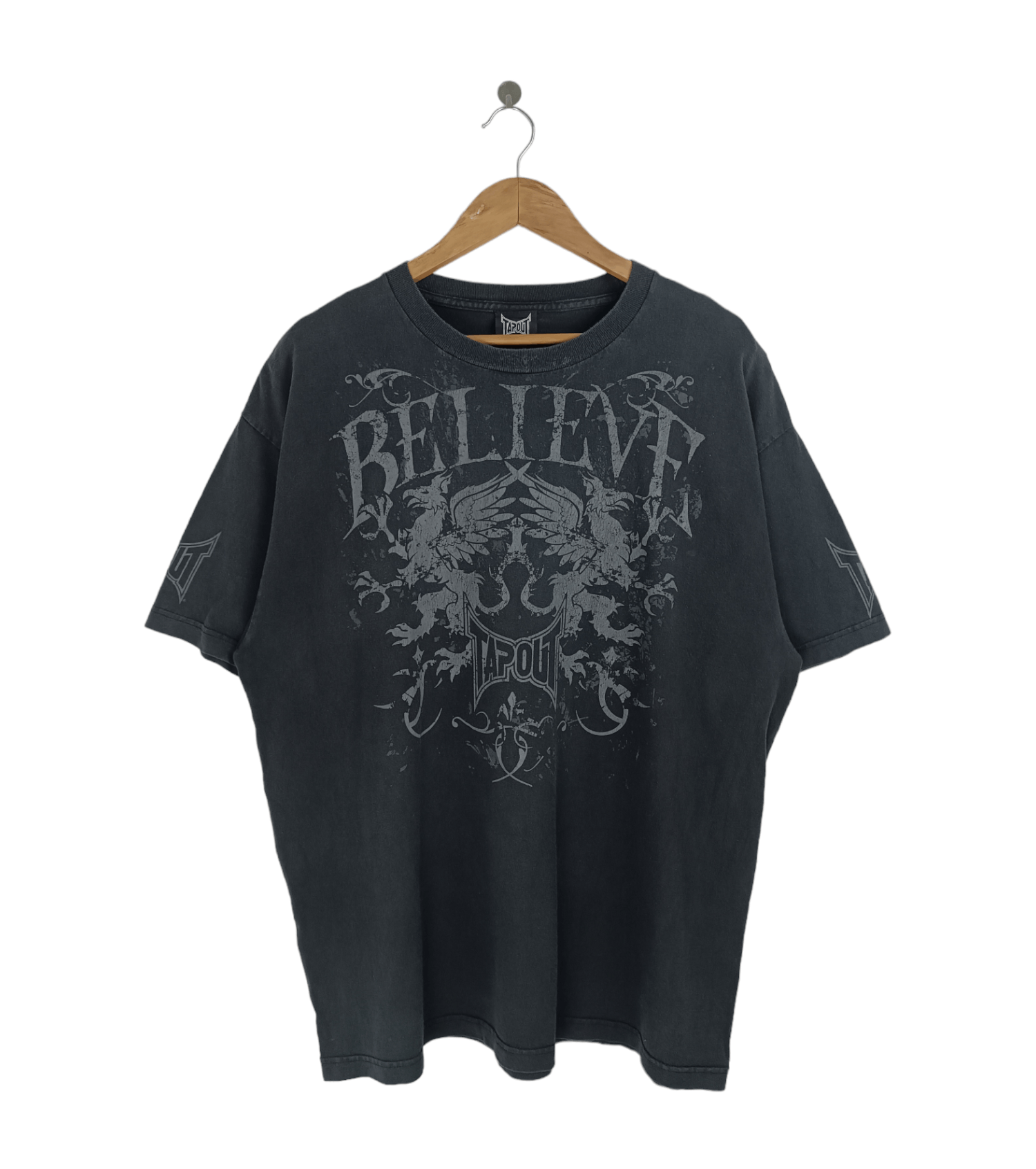 Tapout VINTAGE Y2K FADED TAPOUT TEE AFFLICTION IFSIXWASNINE UFC Size US XL / EU 56 / 4 - 1 Thumbnail