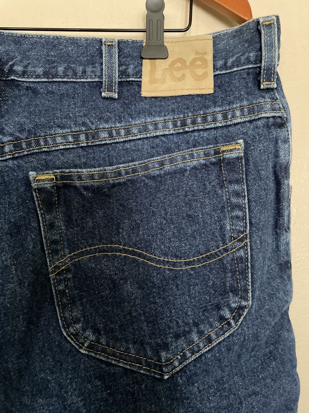 Lee × Vintage Lee BLUE Jean Shorts Jorts 40 vintage denim 100% cotton 🔥🇺🇸 Size US 40 / EU 56 - 12 Thumbnail