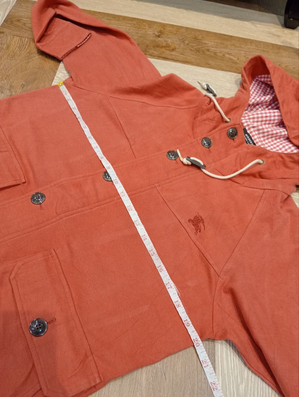 Burberry BURBERRY BLACK LABEL HOODED JACKET - SIZE 2 BRICK ORANGE Size US M / EU 48-50 / 2 - 14 Thumbnail