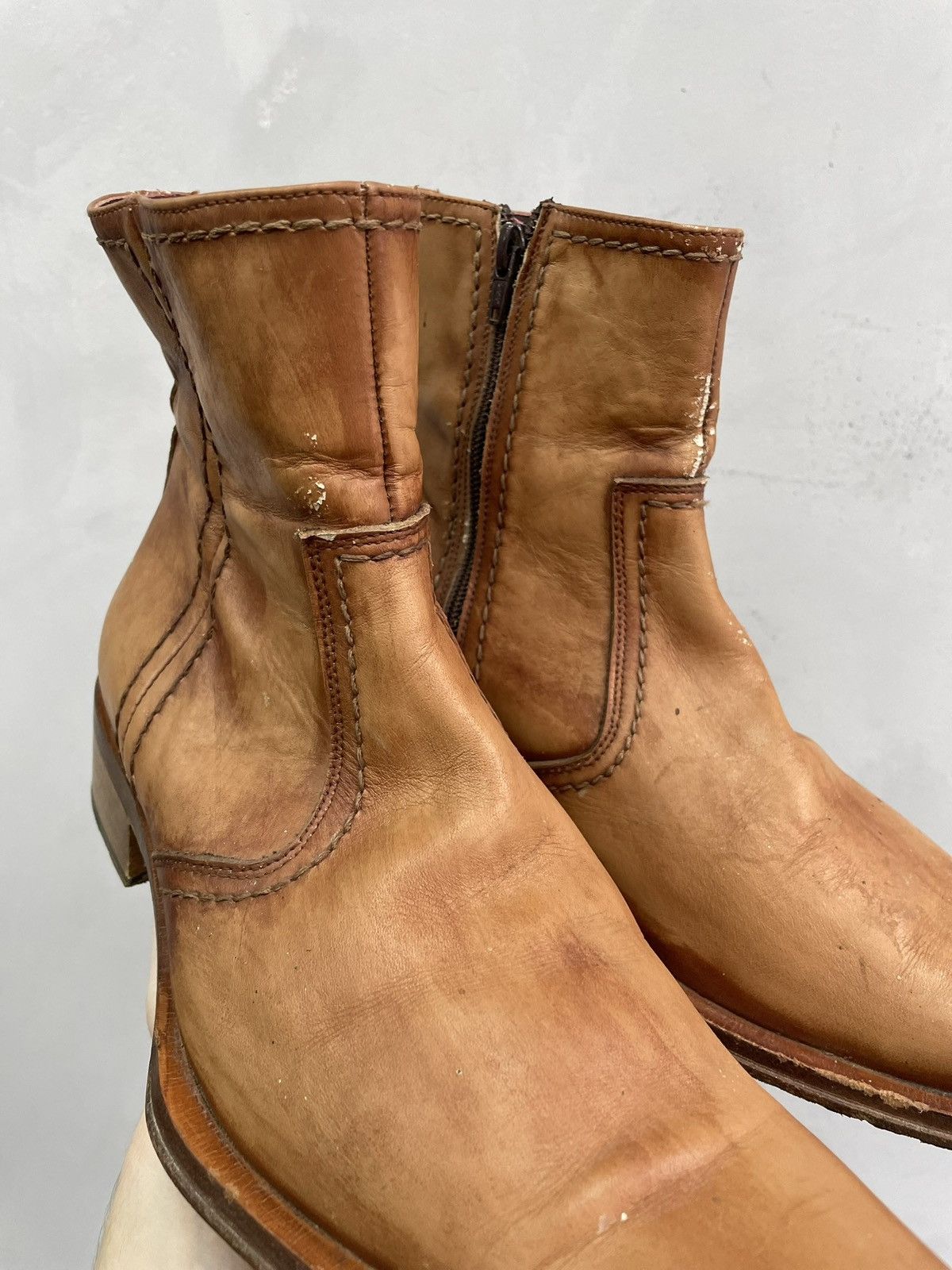 Hedi Slimane Western hype if six was nine boots japanese moto fashion Size US 9.5 / EU 42-43 - 4 Thumbnail