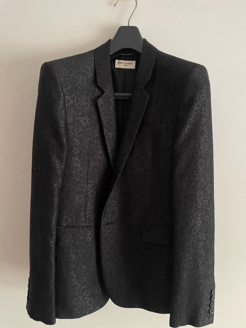 Saint Laurent Paris Saint Laurent Paris Stylish Saint Laurent Suit with Floral Size US L / EU 52-54 / 3 - 1 Thumbnail