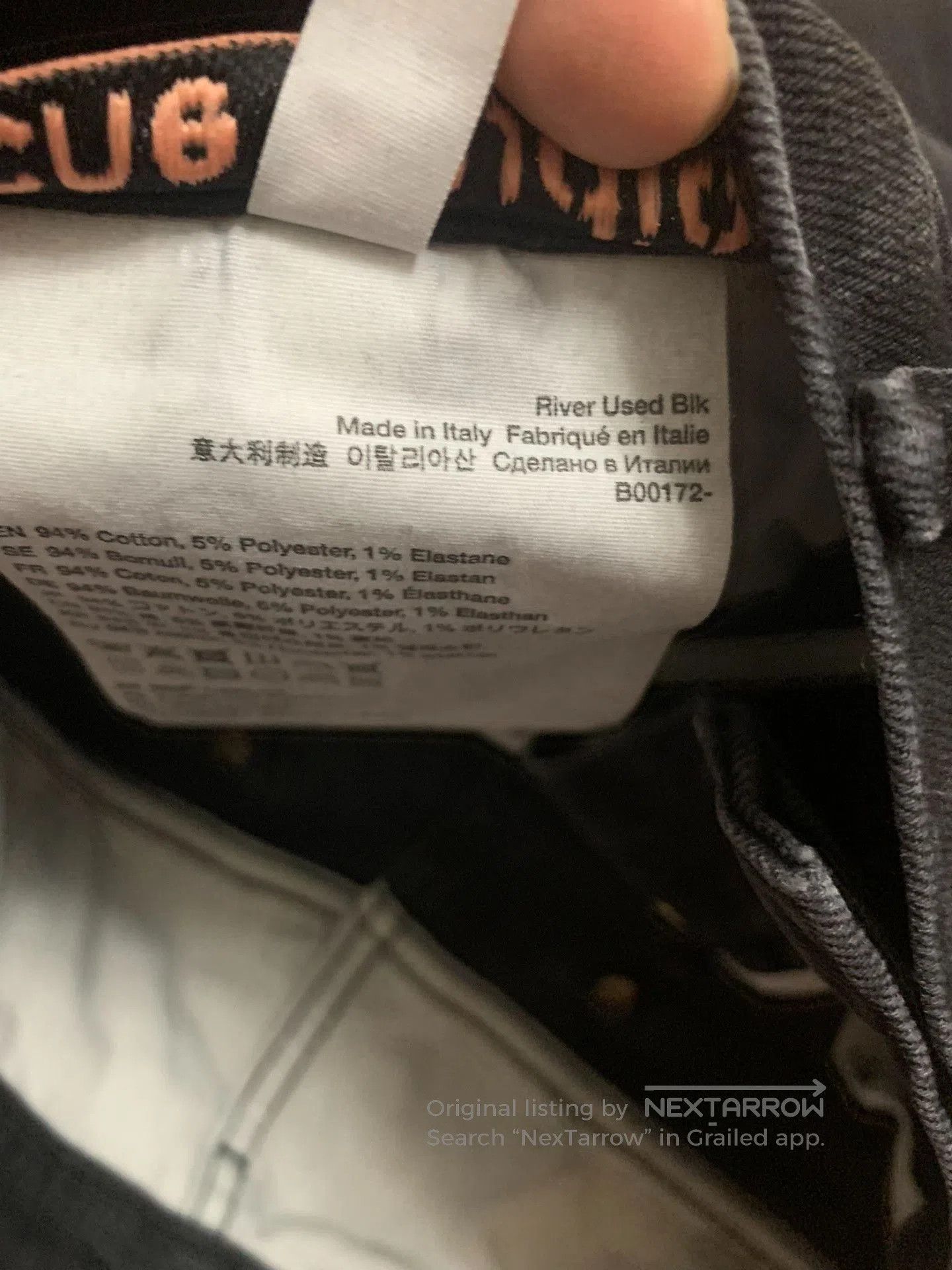 Acne Studios Acne Studios Men's River Distressed Jeans. Size US 30 / EU 46 - 7 Thumbnail
