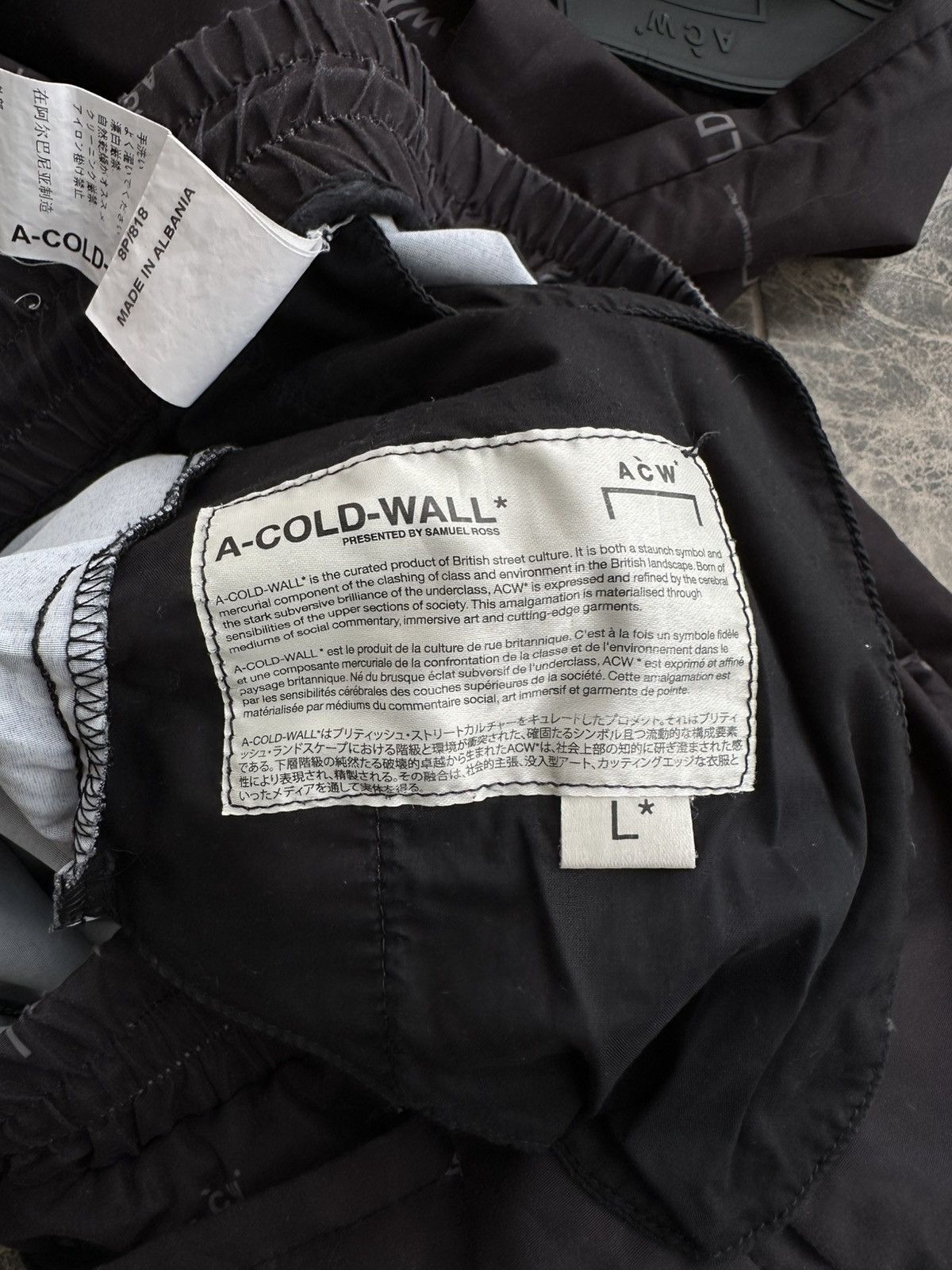 A-COLD-WALL* A-Cold Wall Multilogo Unisex Pants Size US 29 - 13 Thumbnail