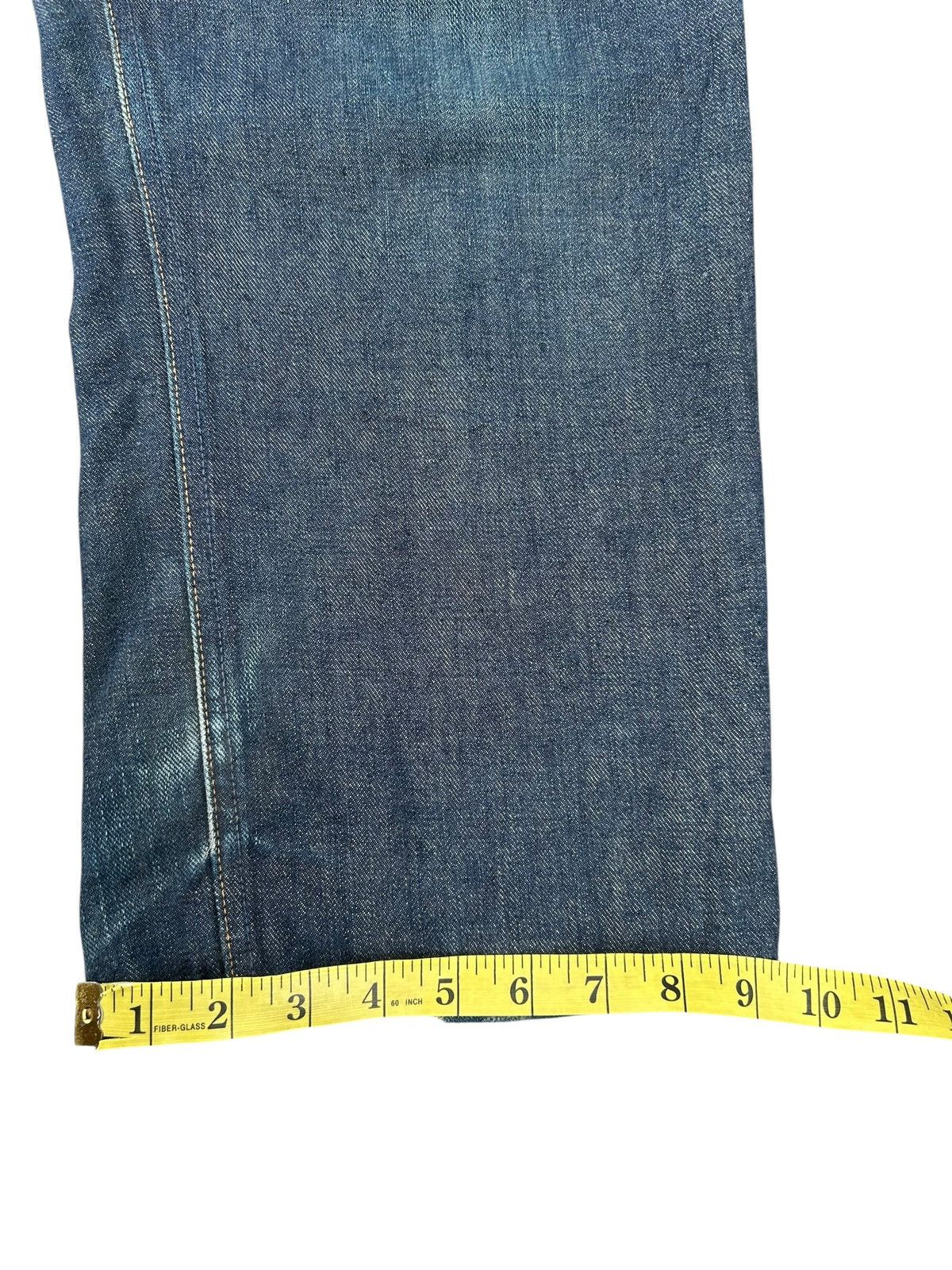 Kapital VINTAGE WRANGLER BLUE BELL SELVEDGE BAGGY SHORT DENIM JEANS Size US 32 / EU 48 - 11 Thumbnail