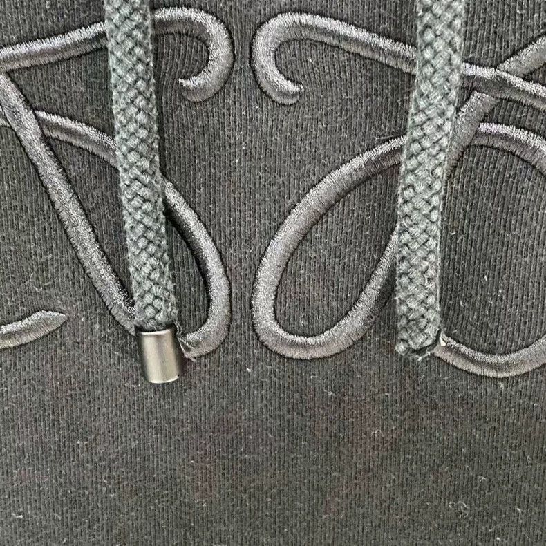 Loewe LOEWE Embroidered logo hoodie Size L / US 10 / IT 46 - 9 Thumbnail