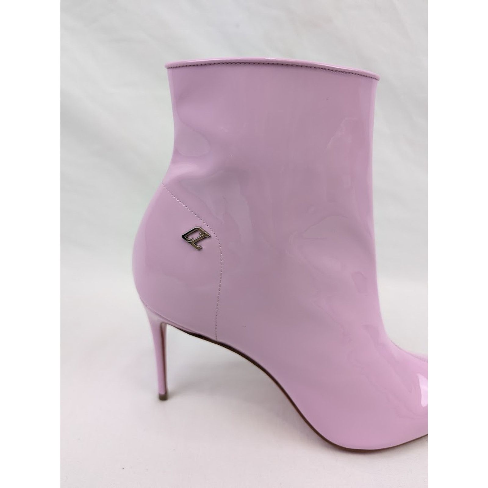 Christian Louboutin o1rshd1 Patent Soft Sporty Kate Booty 85 in Lin Pinkador Size US 11 / IT 41 - 5 Thumbnail