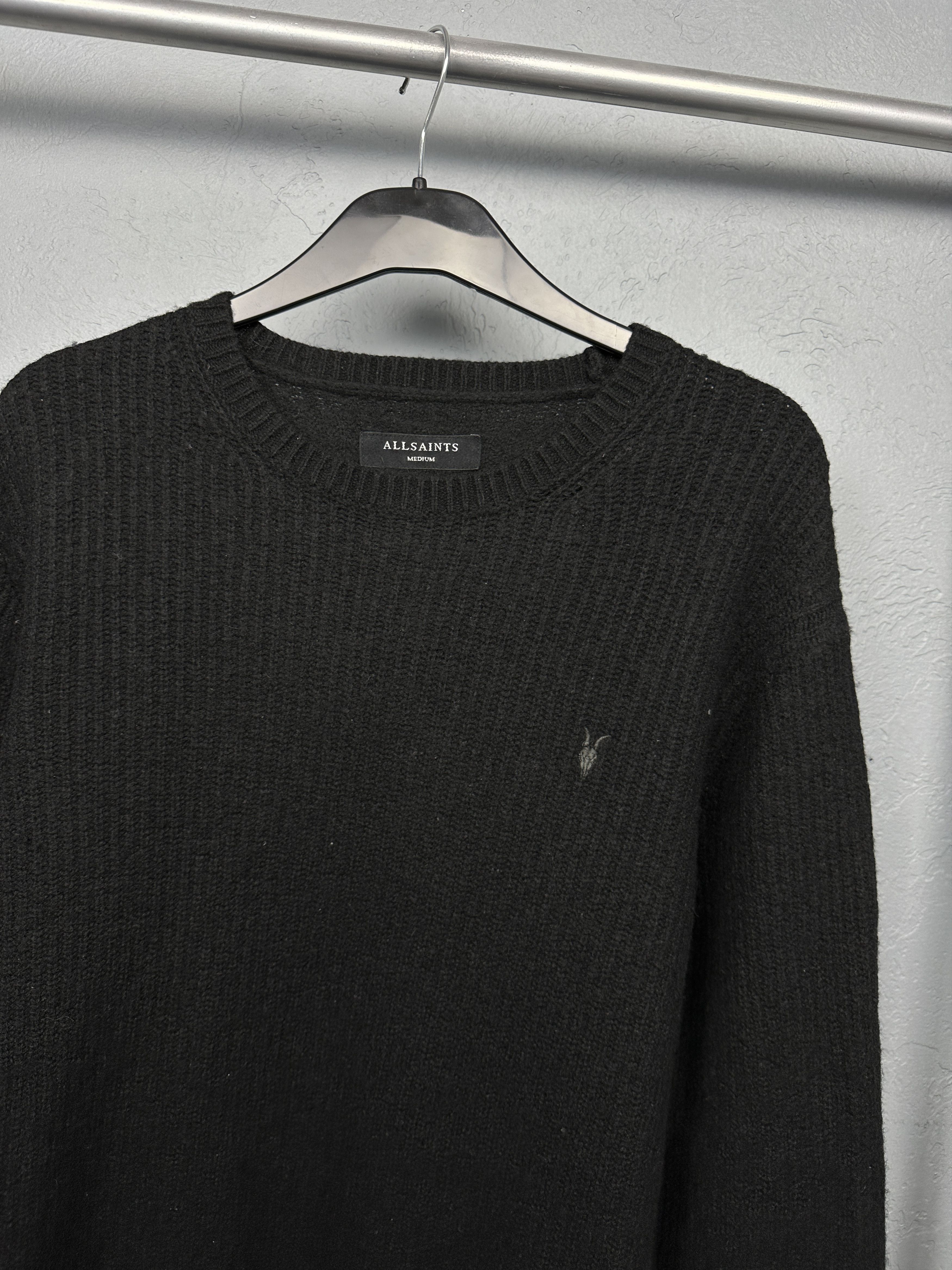 Allsaints Allsaints Mens Lymore Crew Neck Wool Sweater Size US M / EU 48-50 / 2 - 2 Thumbnail