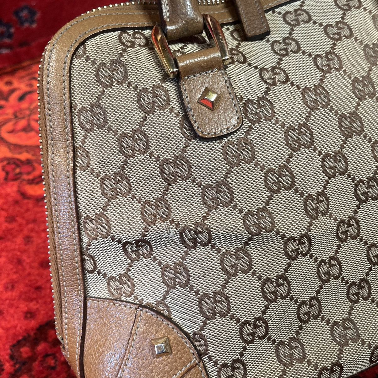 Gucci Gucci GG Canvas Abbey Boston Bag Monogram Dome Satchel Y2K Size ONE SIZE - 10 Thumbnail