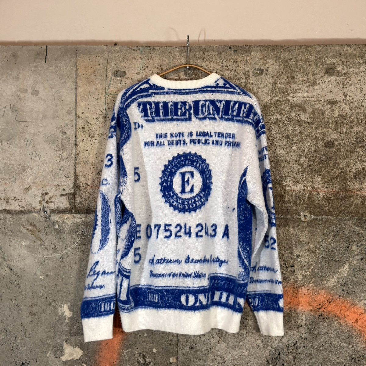 Supreme $100 bill sweater Size US M / EU 48-50 / 2 - 2 Thumbnail