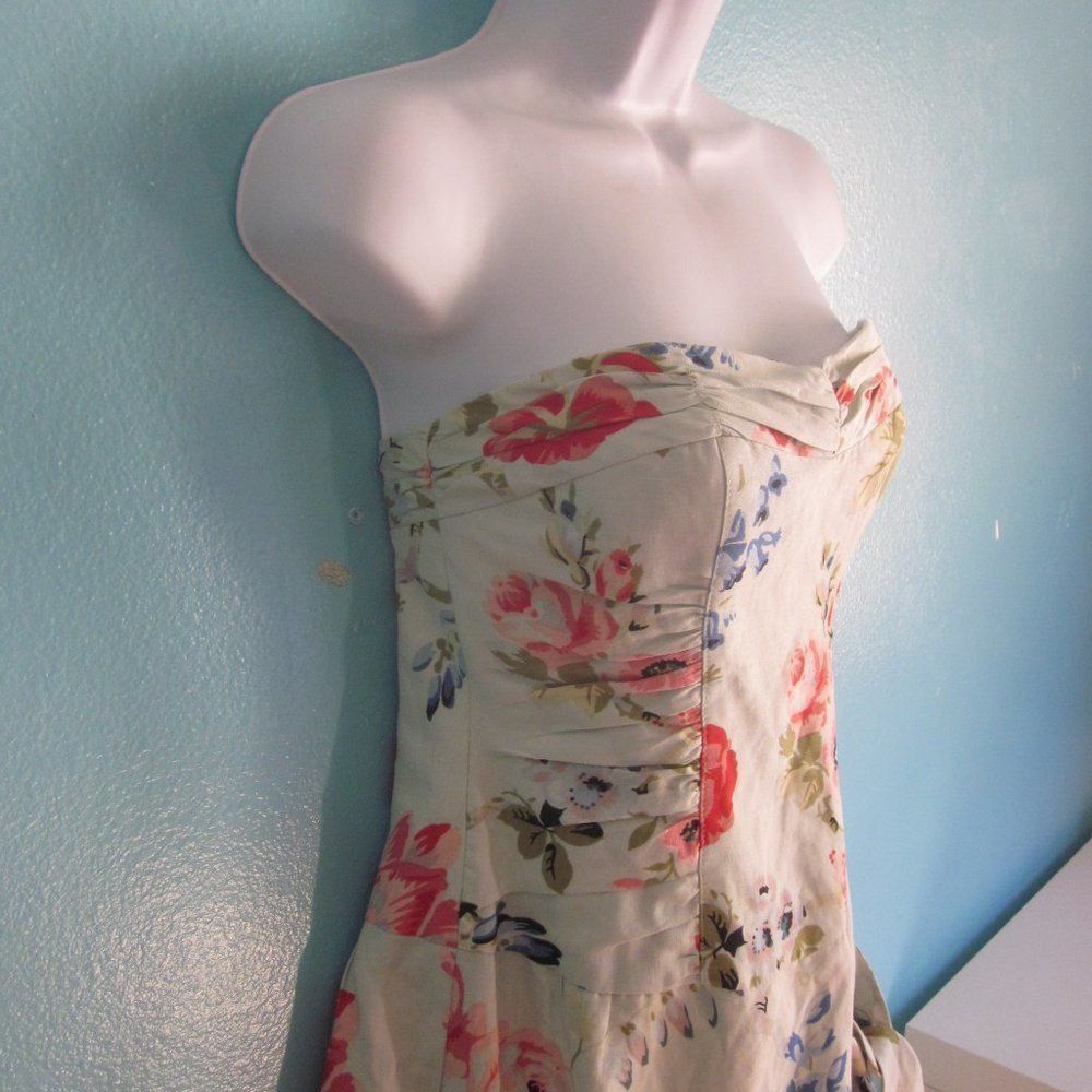 Annette Gortz Nanette Lepore Strapless Garden Party Mini Dress 2 Size XS / US 0-2 / IT 36-38 - 13 Thumbnail