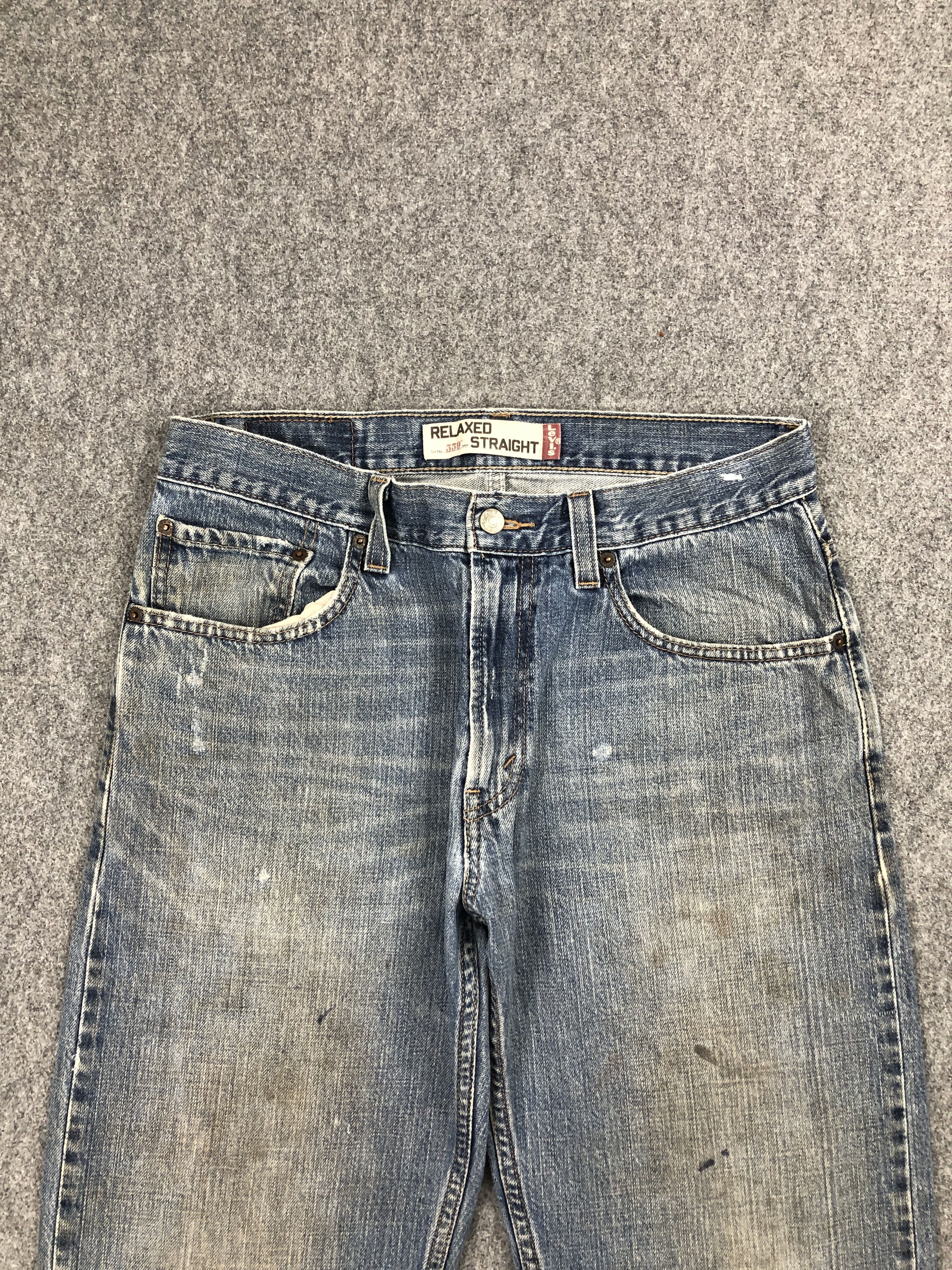 Levi's Vintage Distressed Levis 559 Relaxed Straight Jeans DP2449 Size US 32 / EU 48 - 2 Thumbnail