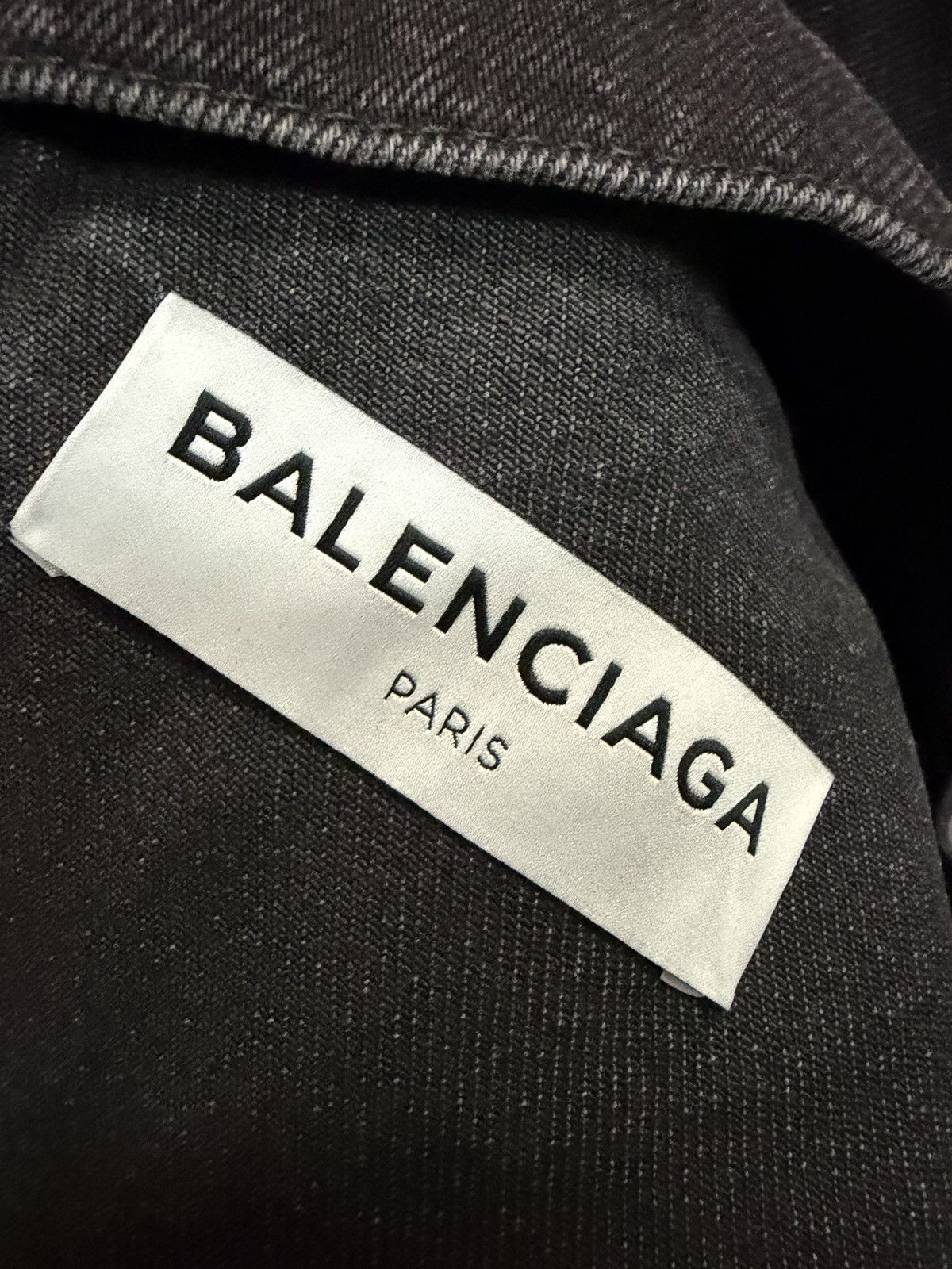 Balenciaga BALENCIAGA SCARF COLLSR BLACK JACKET Size US M / EU 48-50 / 2 - 5 Thumbnail