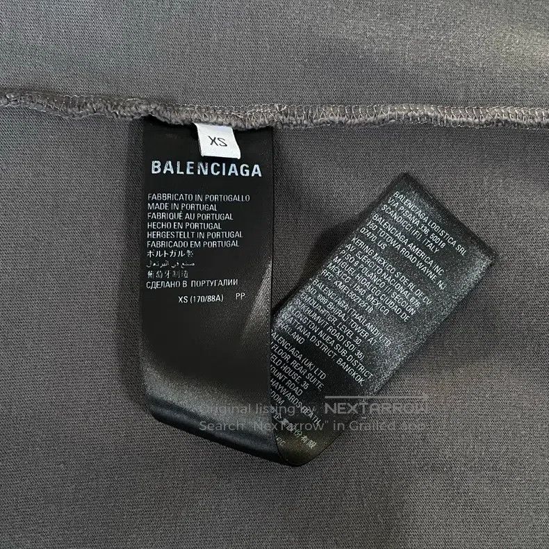 Balenciaga Balenciaga Grey Short Sleeve T-Shirt Size US XS / EU 42 / 0 - 6 Thumbnail