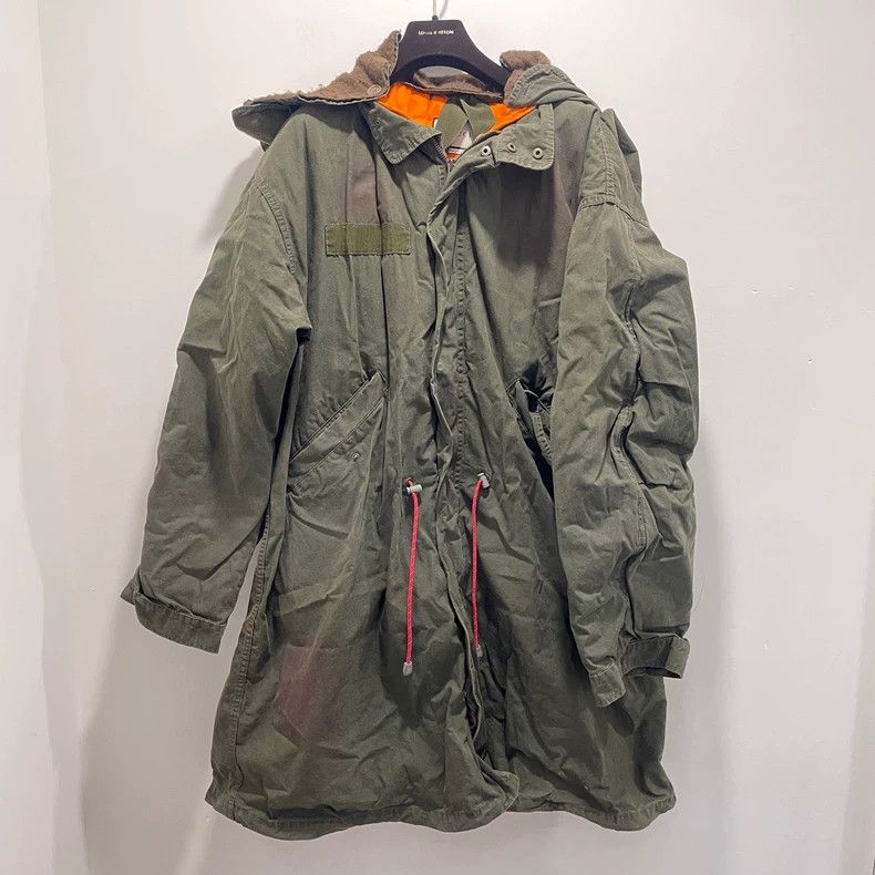 Gucci Gucci Army green logo printed hooded drawstring jacket 2503 Size US M / EU 48-50 / 2 - 1 Thumbnail