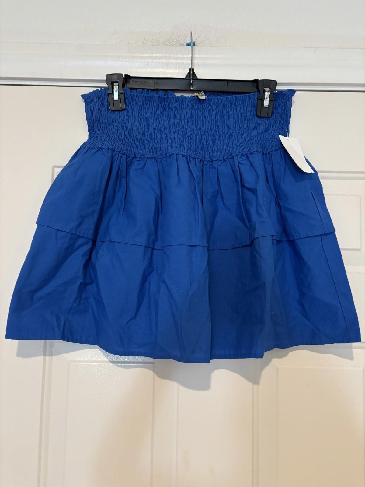 Designer blue sz S (can easily fit a M)HT 360 Collect. mini skirt 593 Size 28" / US 6 / IT 42 - 1 Thumbnail