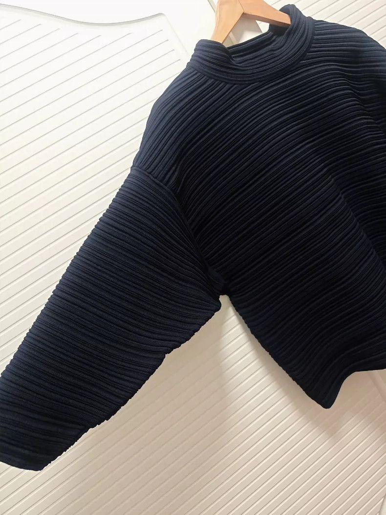 Issey Miyake Issey Miyake Black knitted top Size M / US 6-8 / IT 42-44 - 5 Thumbnail