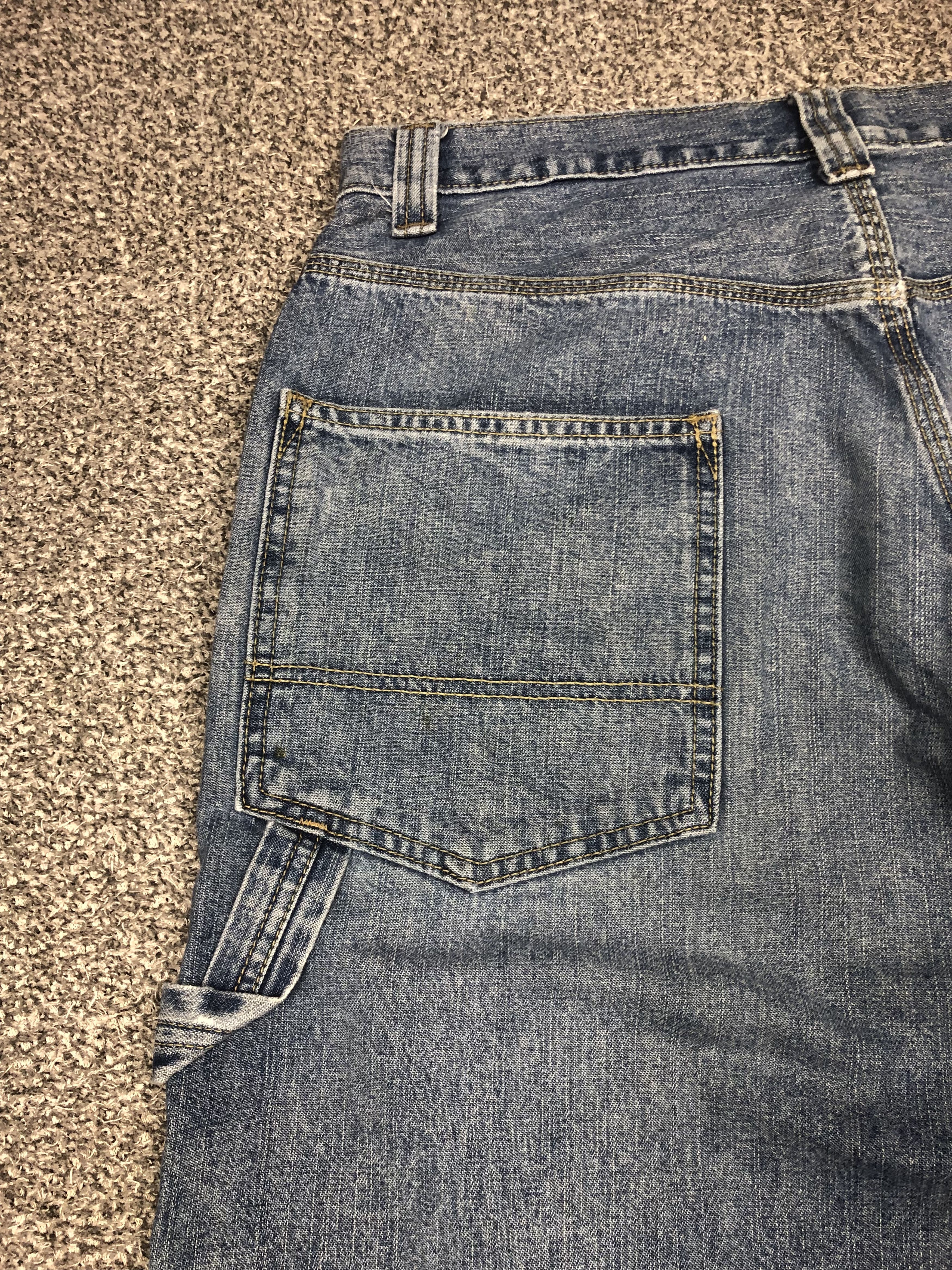 Levi's Vintage 90s Archived Levi`s Carpenter Wash Blue Jeans Size US 34 / EU 50 - 5 Thumbnail