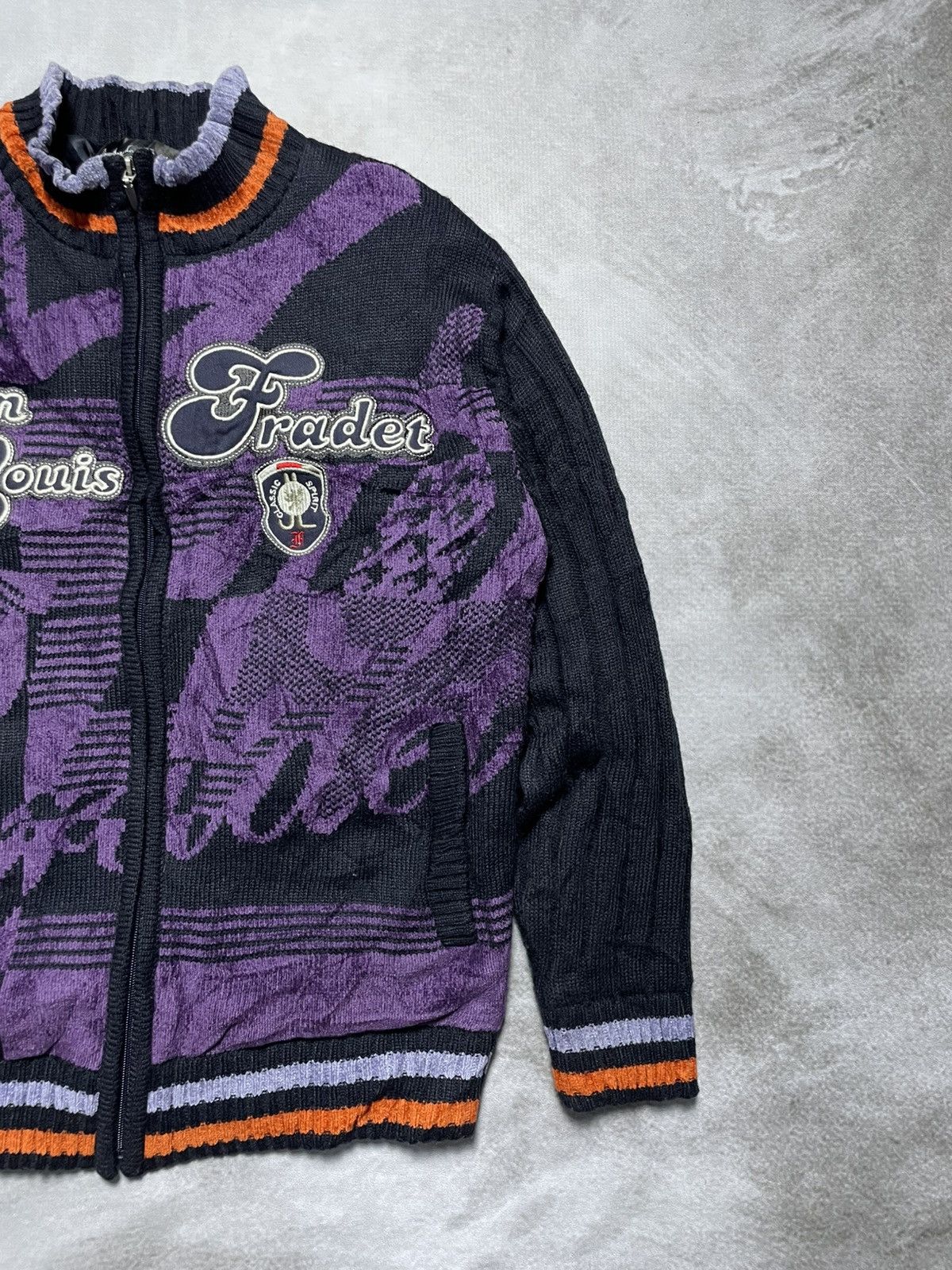 Coogi Jean Louis Fradet Style 3D Knit Jacket Size US L / EU 52-54 / 3 - 2 Thumbnail