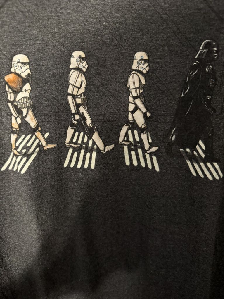 Star Wars Star Wars Darth Vader Abbey Road T-Shirt Men's Size XL Gray Size US XL / EU 56 / 4 - 4 Thumbnail
