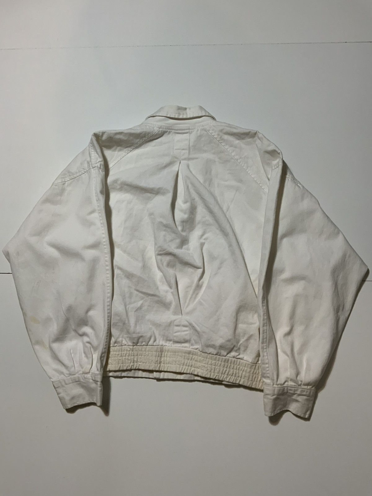 Point Zero × Vintage Vintage 80s Point Zero Batwing Cropped Retro Canvas Jacket Size US XL / EU 56 / 4 - 2 Thumbnail