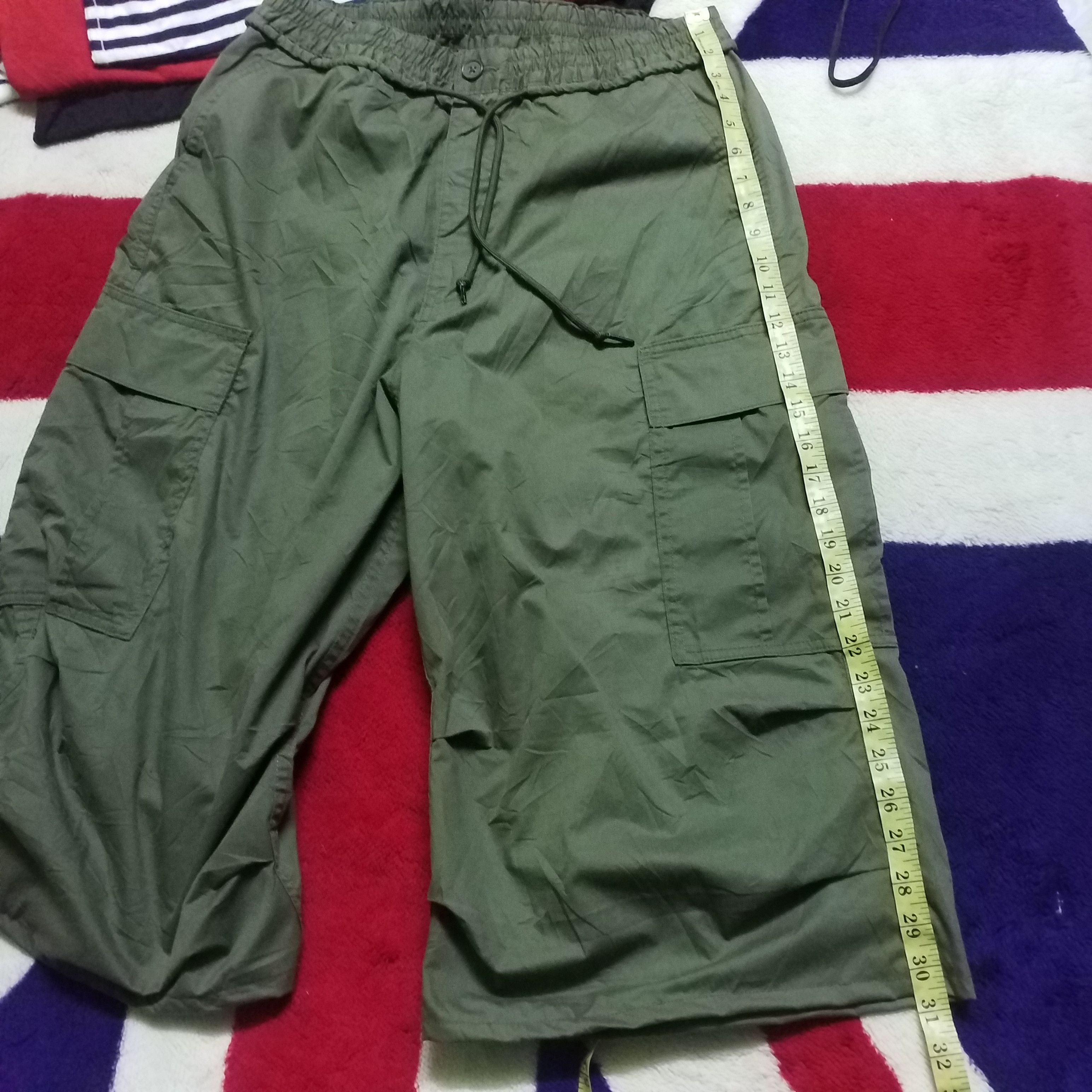 GU GU CARGO BAGGY ARMY GREEN Size US 35 - 3 Thumbnail