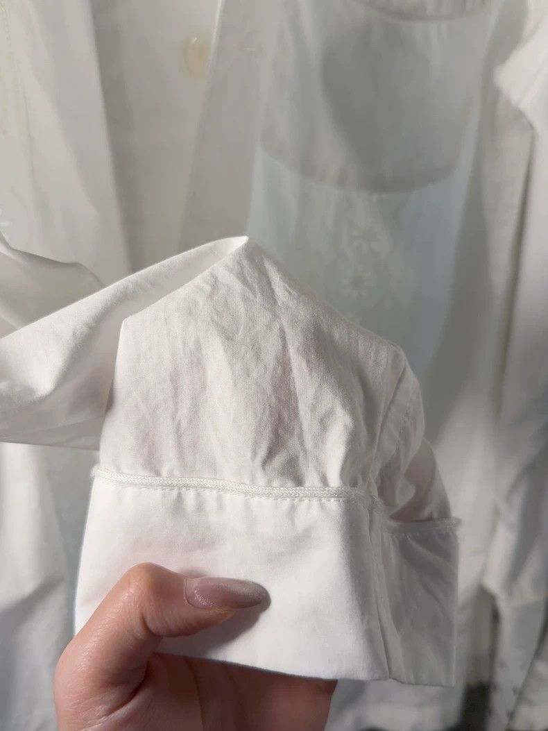 Comme des Garcons Comme Des Garcons Embroidered white shirt 2505-Nextarrow Size M / US 6-8 / IT 42-44 - 5 Thumbnail